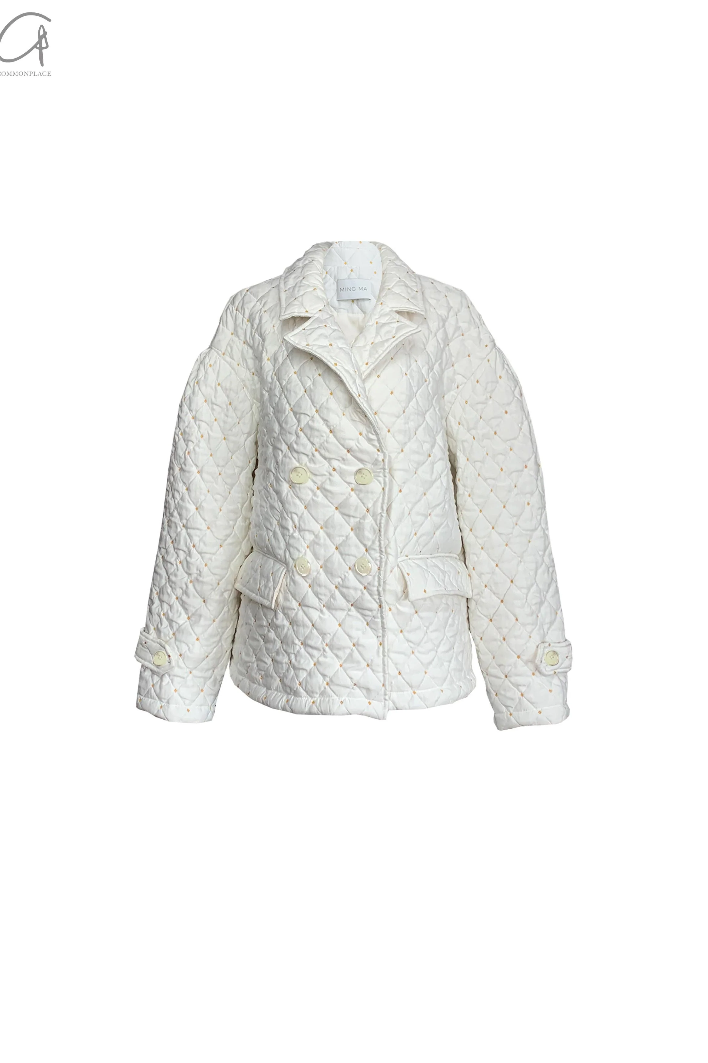 MING MA Jacquard Quilted Cotton Jacket AW21 JK03-WTJAC - Image 8