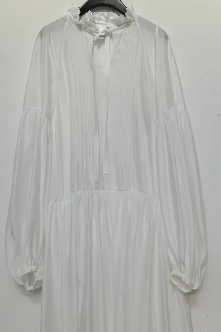 MING MA pleated dress SS21-DR12-WTPL PMM1 - Image 12