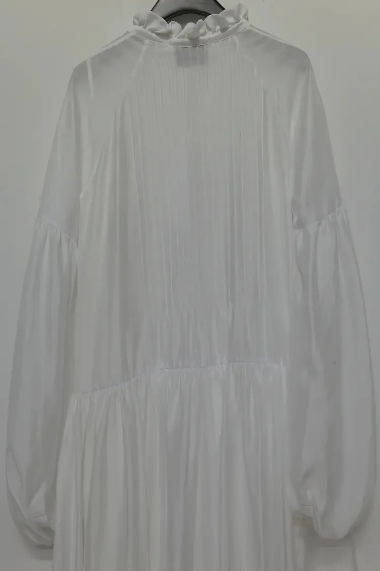 MING MA pleated dress SS21-DR12-WTPL PMM1 - Image 13
