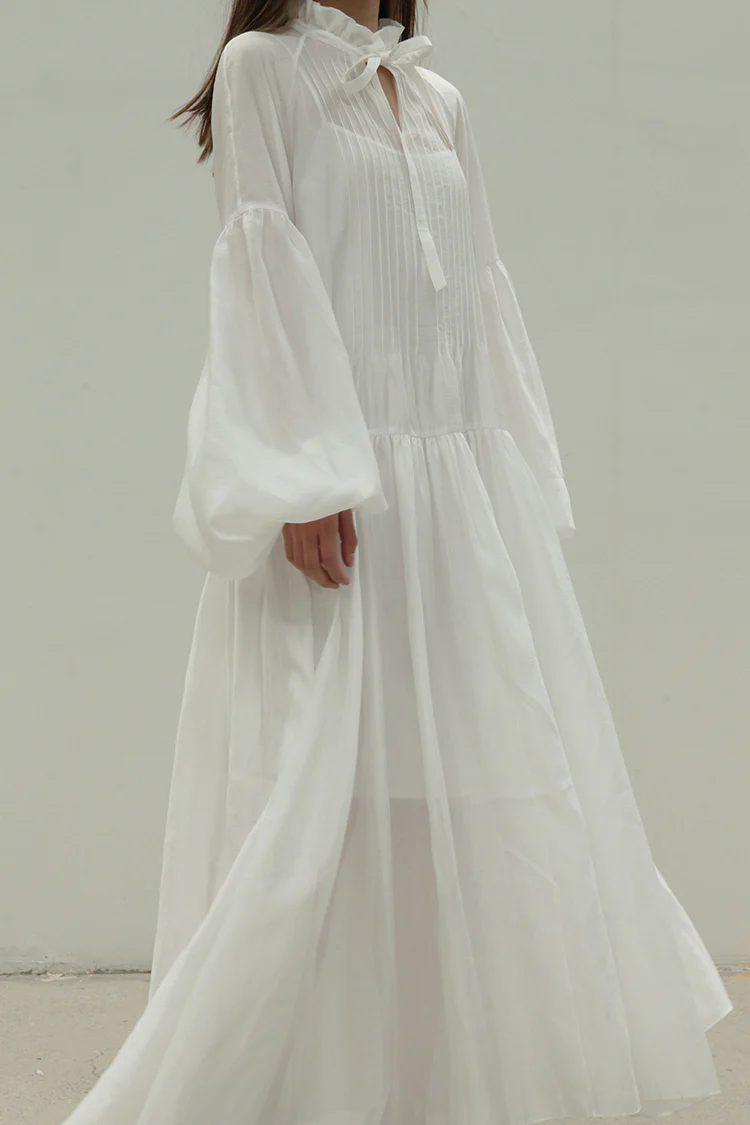 MING MA pleated dress SS21-DR12-WTPL PMM1 - Image 6