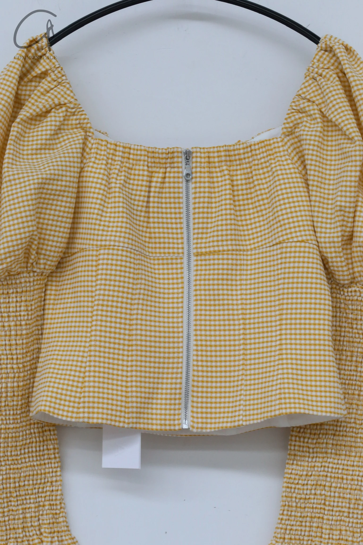 MING MA pleated waist top AW21-TO04-YWPR - Image 4
