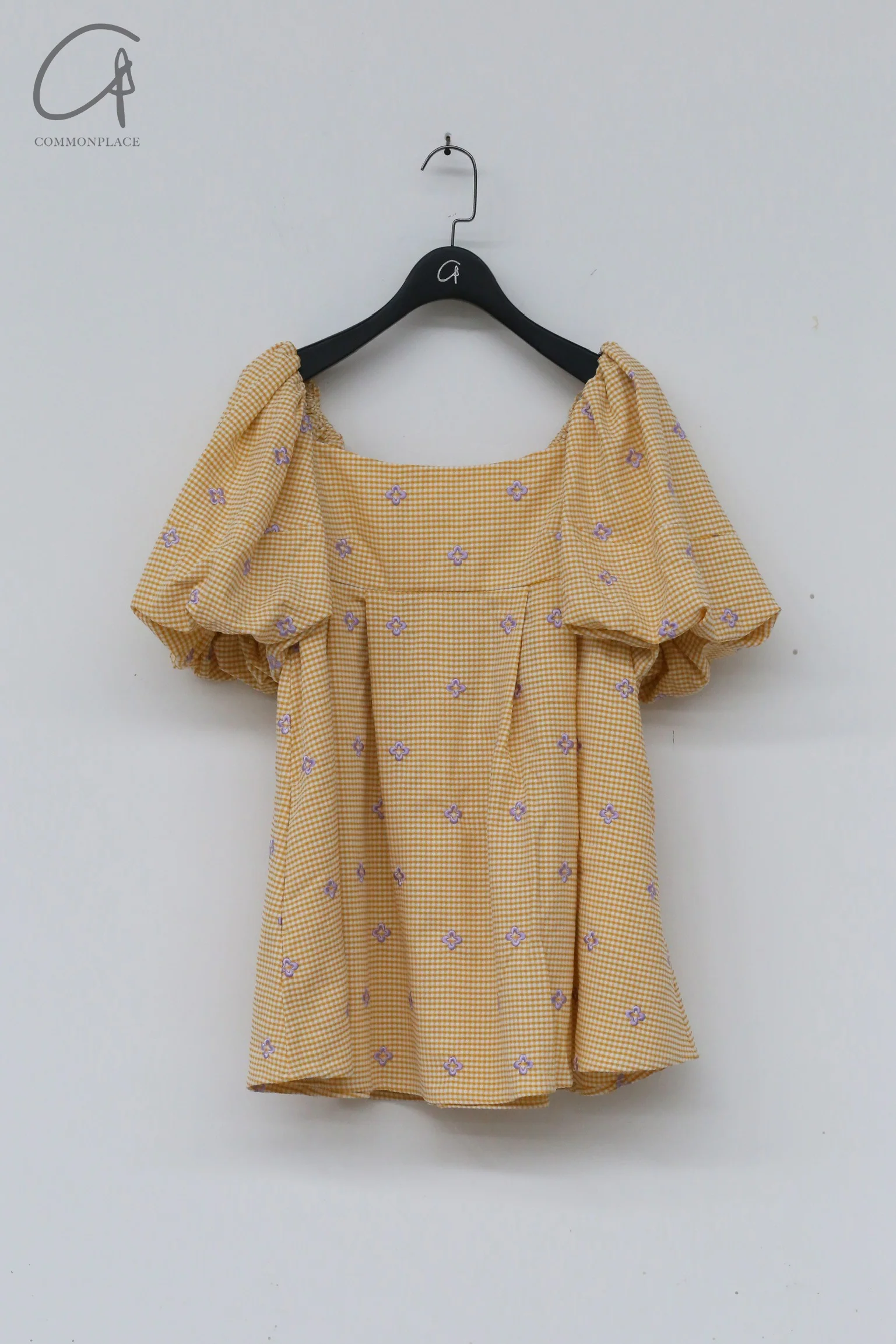MING MA Puff sleeve pleated dress AW21-DR17-YWPR - Image 7