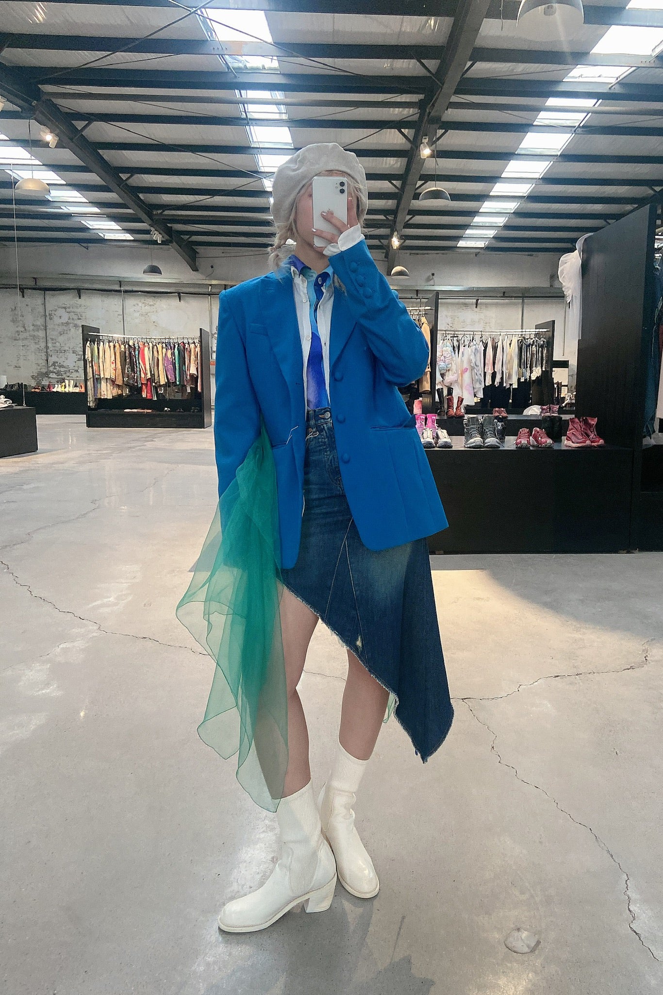 MM6 Denim Skirt S30460 980 - Image 24