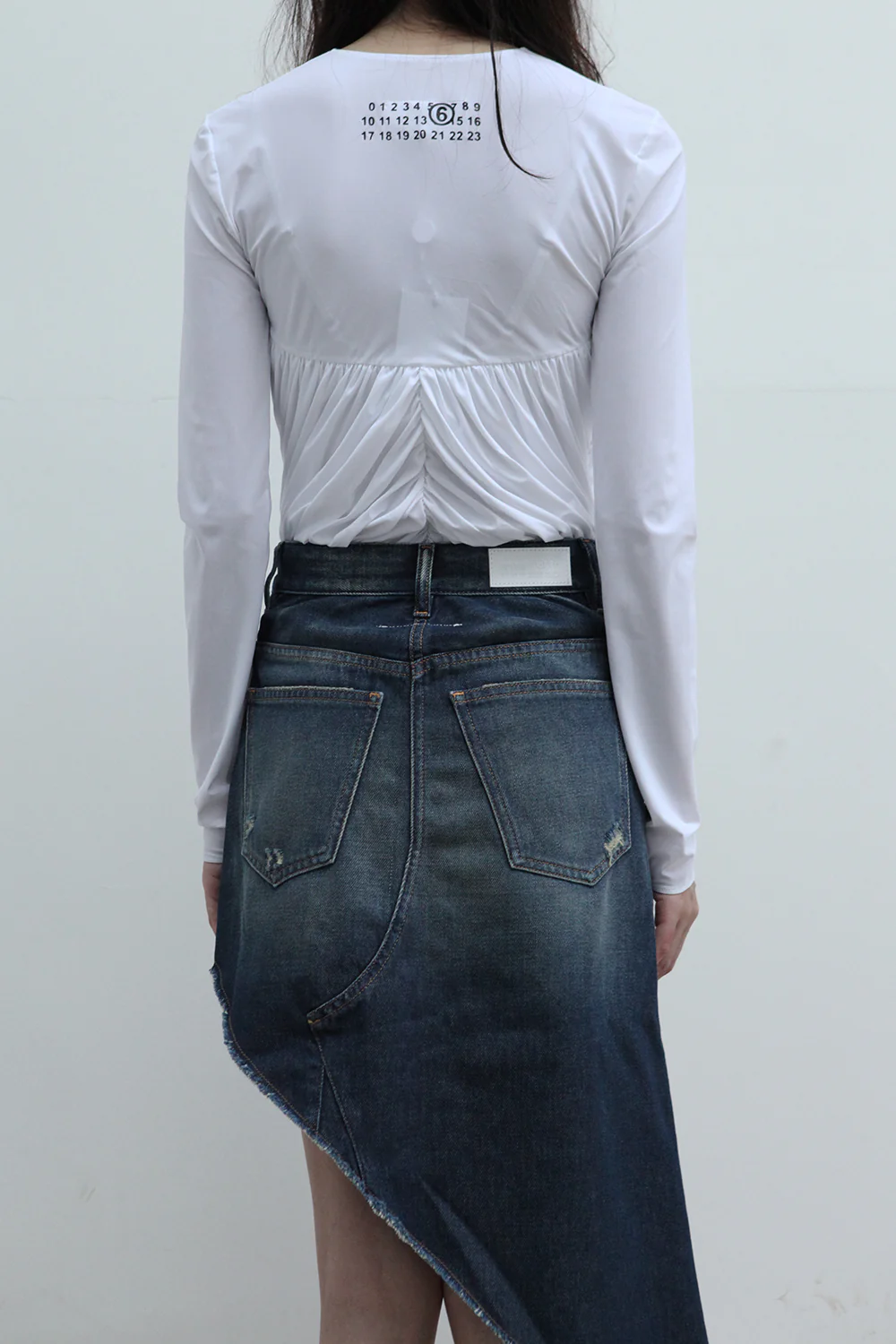 MM6 Denim Skirt S30460 980 - Image 5