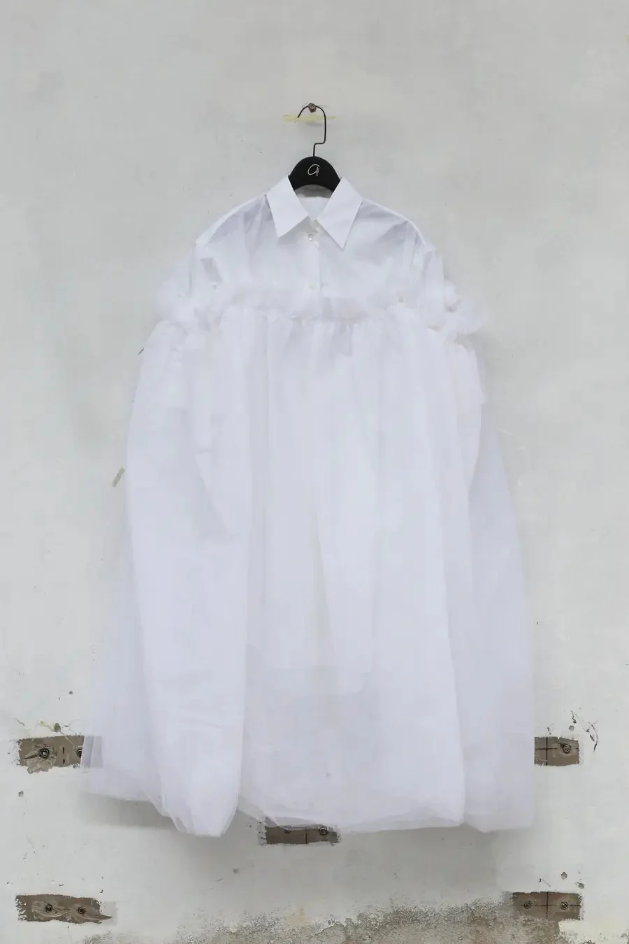 MM6 removable gauze lining dress S47294 100 - Image 18