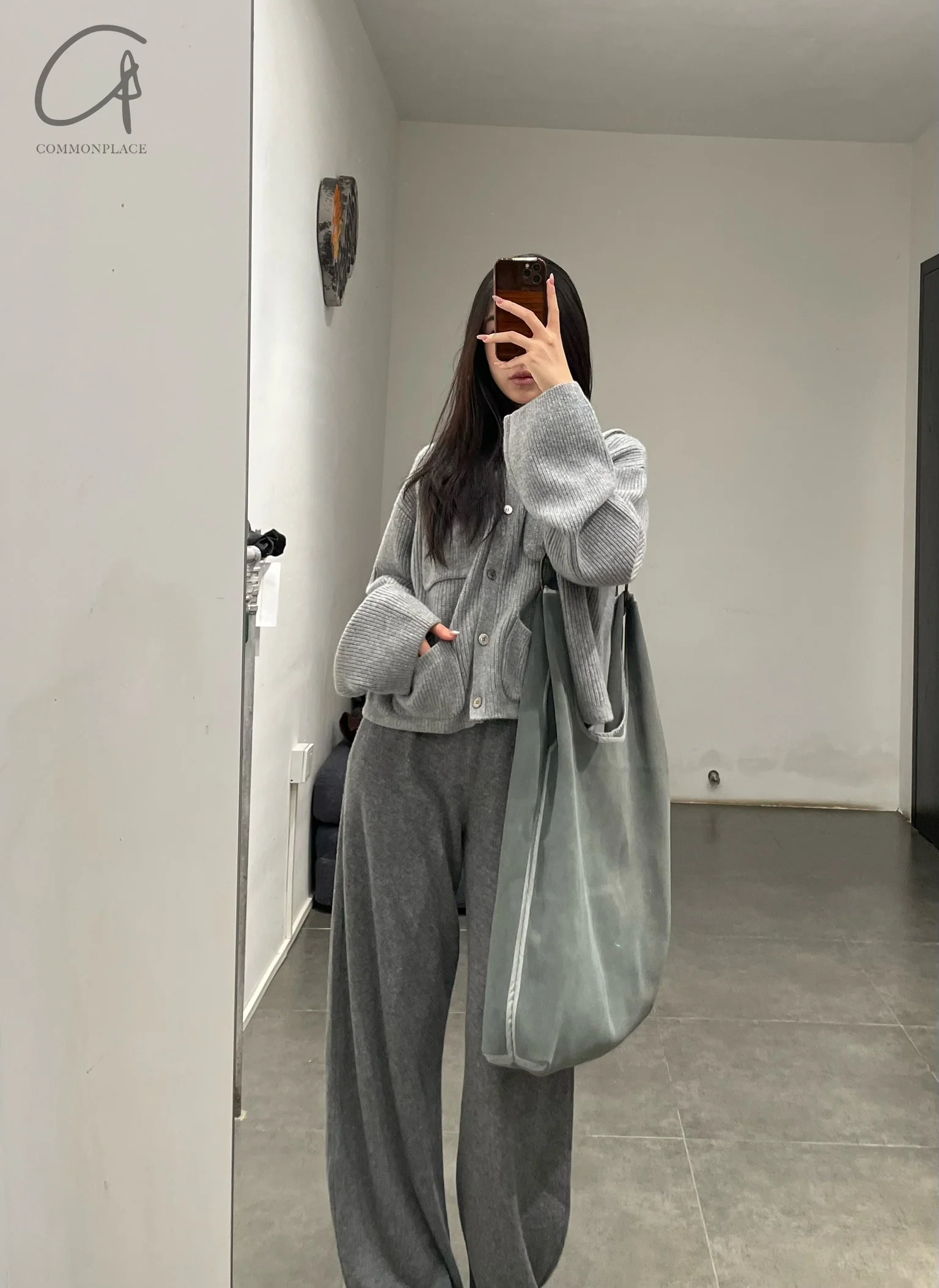 Mutedance 24 Autumn and Winter Hooded Cashmere Sweater MD-MD24FW133-GRAY MD24FW133 MD24FW134 - Image 14