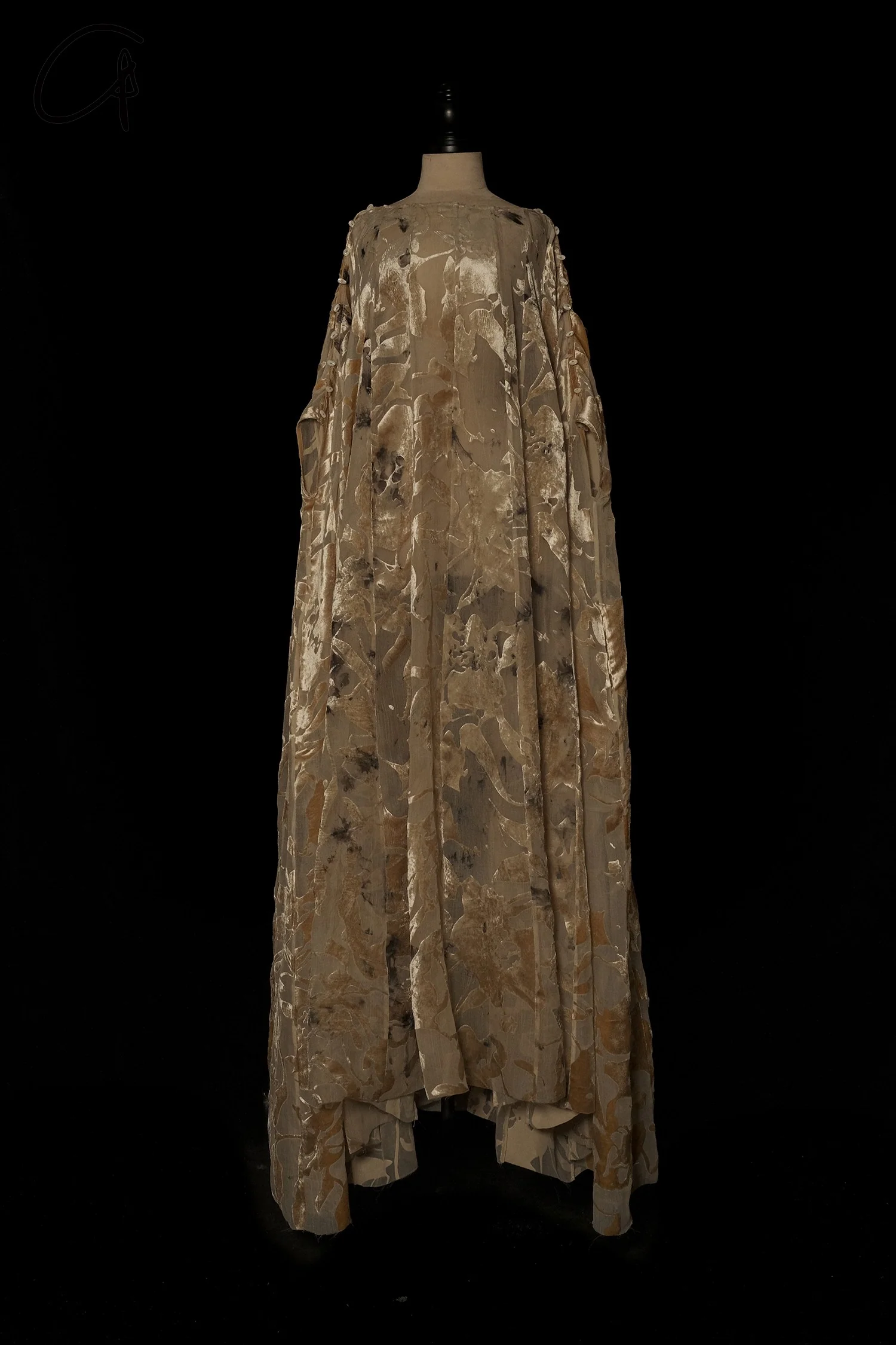 Mutedance 24 Autumn and Winter Long Loose Dress MD24FW112 MD24FW111 MD-MD24FW112-gold - Image 9