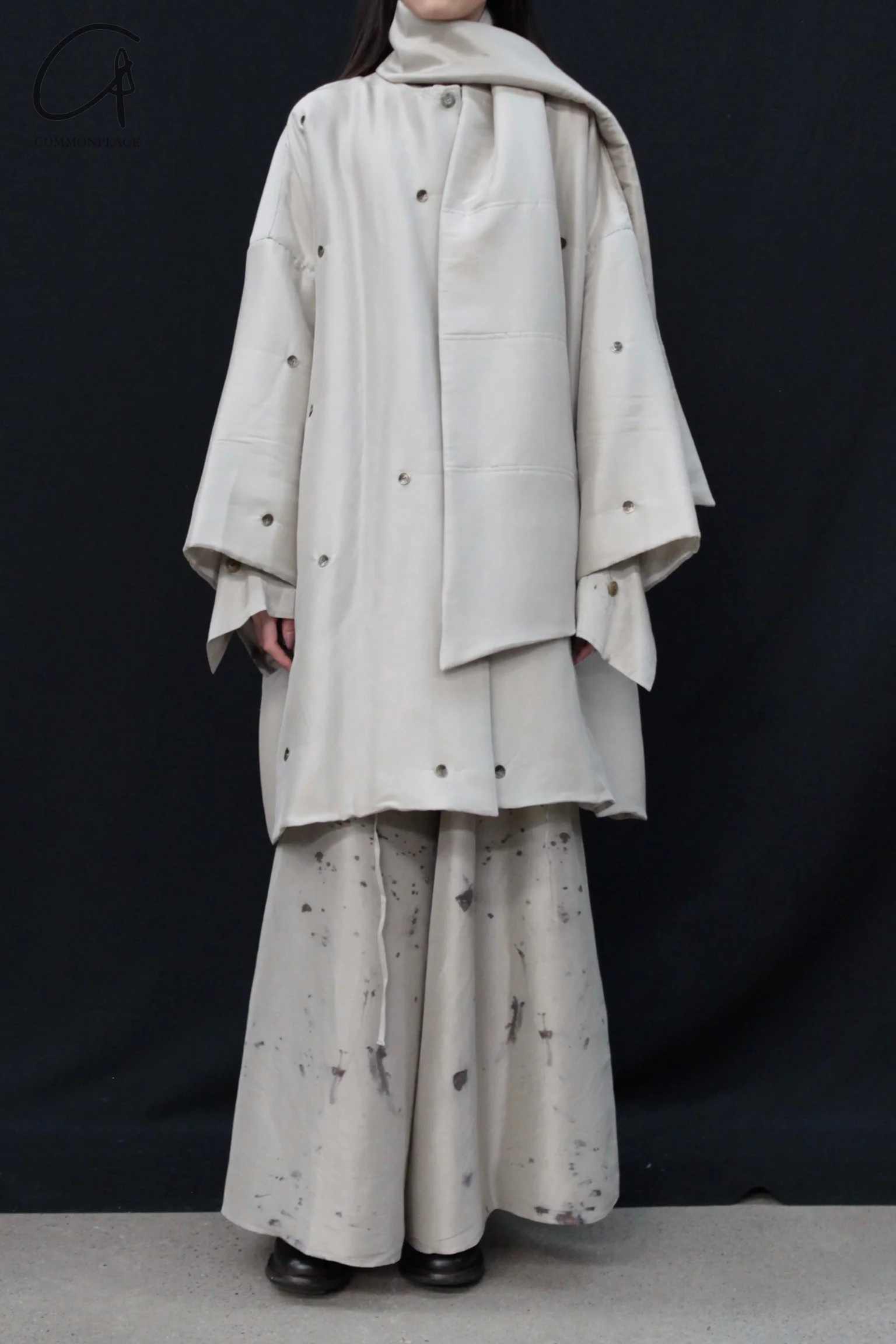 Mutedance 24 Autumn and Winter Waist Silk Dress/Pants MD-MD24FW99-celadon MD24FW94 - Image 10