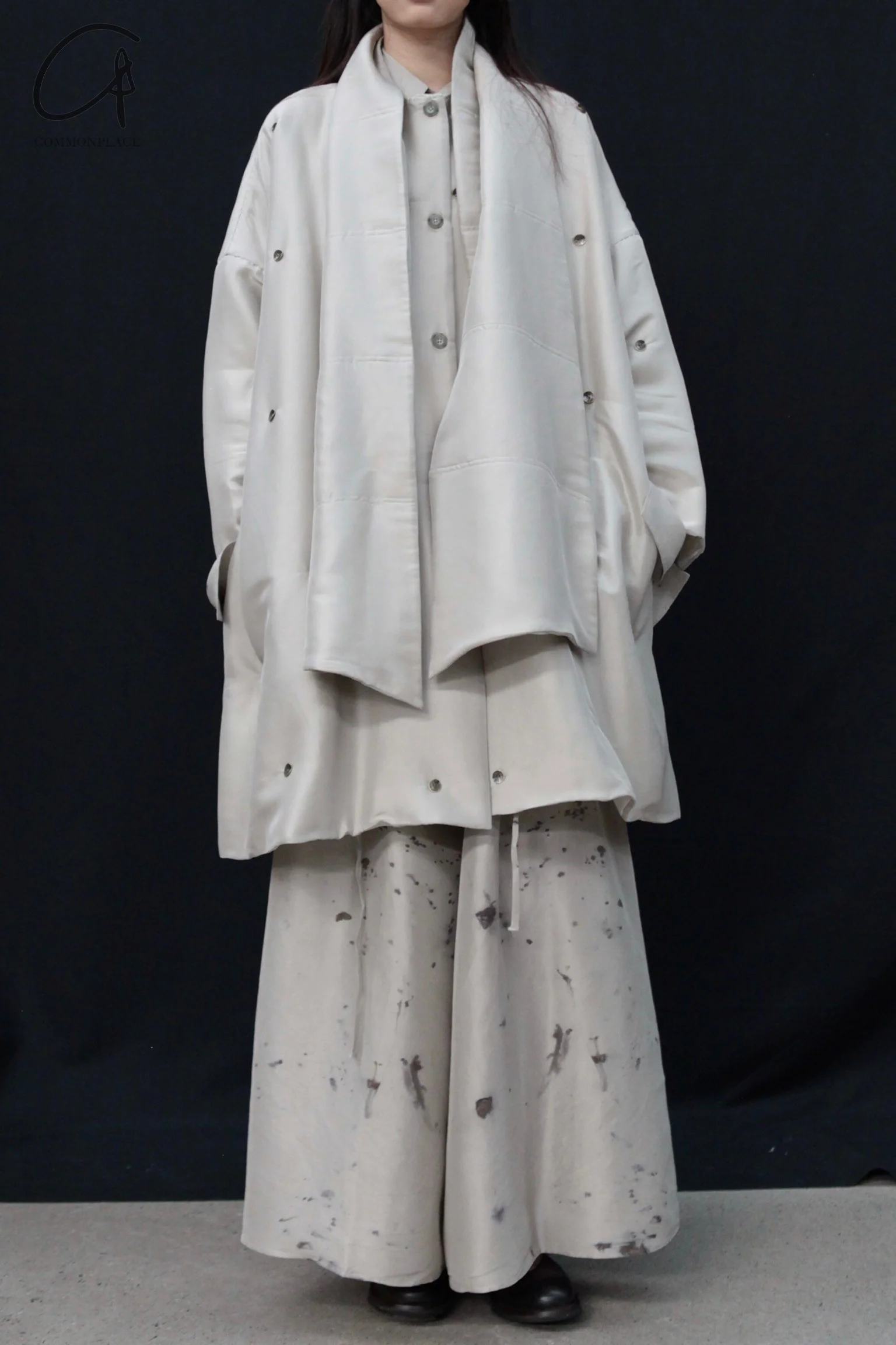 Mutedance 24 Autumn and Winter Waist Silk Dress/Pants MD-MD24FW99-celadon MD24FW94 - Image 11