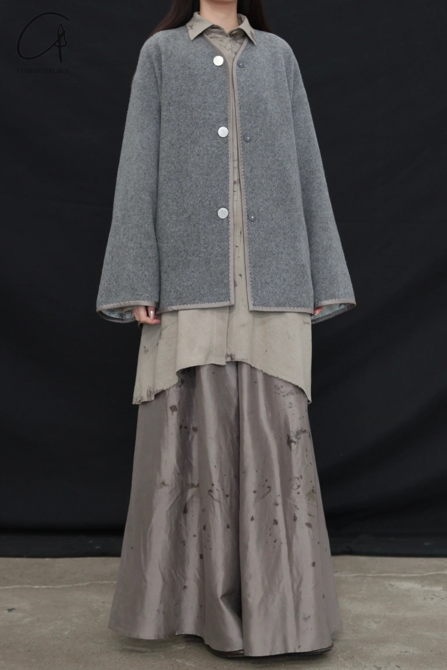 Mutedance 24 Autumn and Winter Waist Silk Dress/Pants MD-MD24FW99-celadon MD24FW94 - Image 12