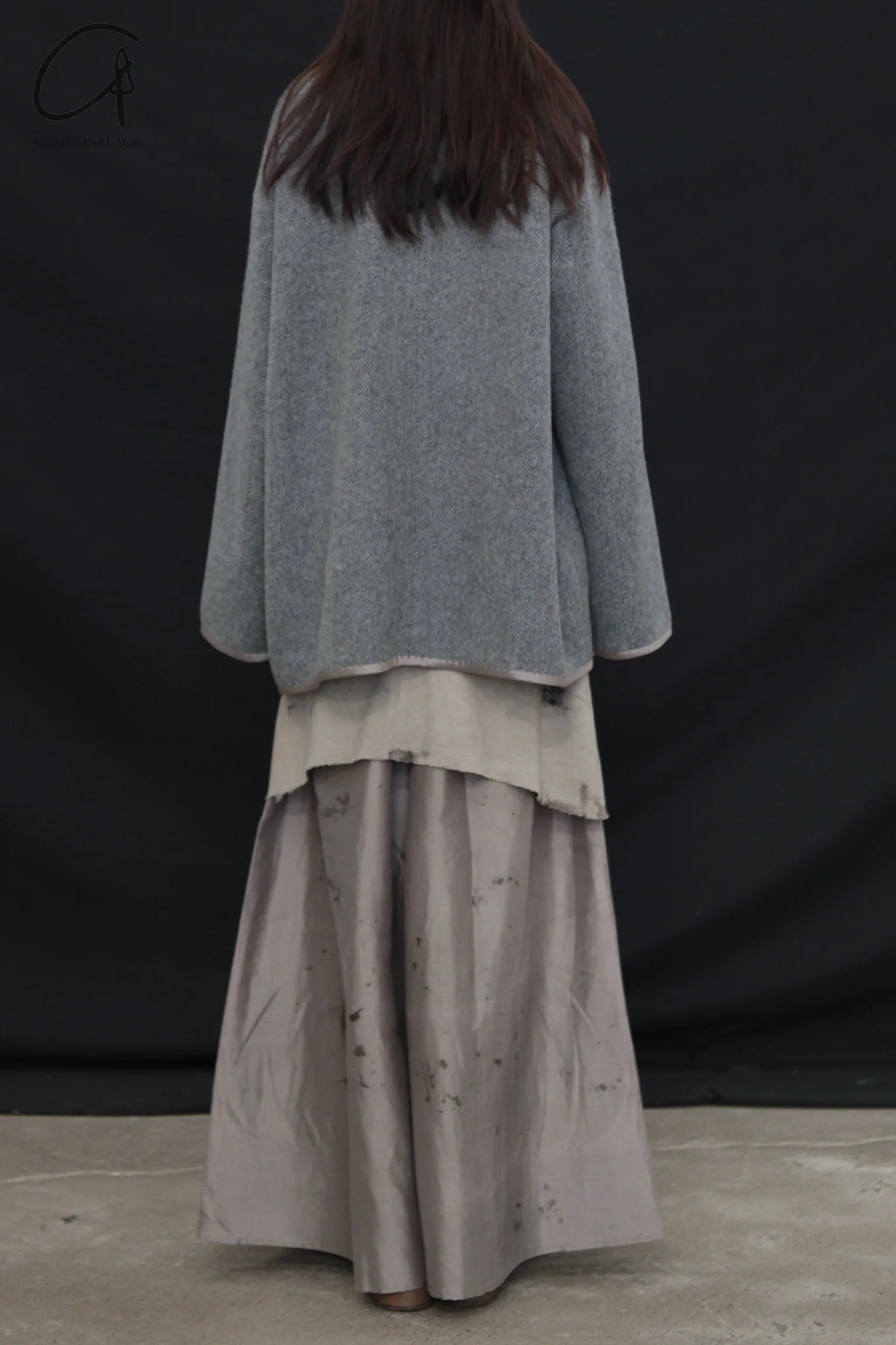 Mutedance 24 Autumn and Winter Waist Silk Dress/Pants MD-MD24FW99-celadon MD24FW94 - Image 13