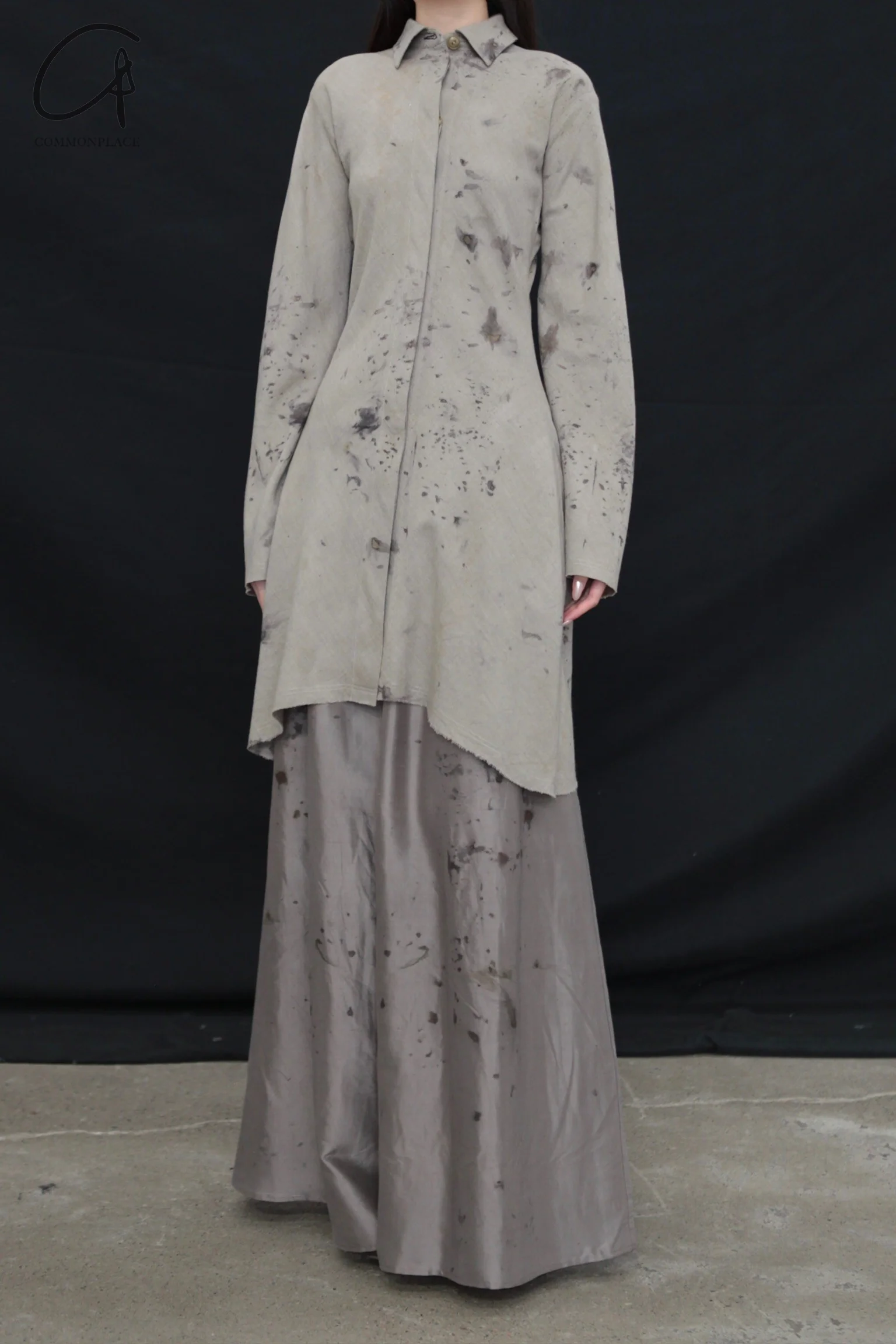 Mutedance 24 Autumn and Winter Waist Silk Dress/Pants MD-MD24FW99-celadon MD24FW94 - Image 7