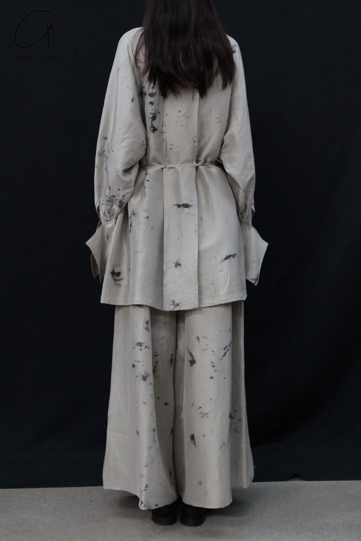 Mutedance 24 Autumn and Winter Waist Silk Dress/Pants MD-MD24FW99-celadon MD24FW94 - Image 9