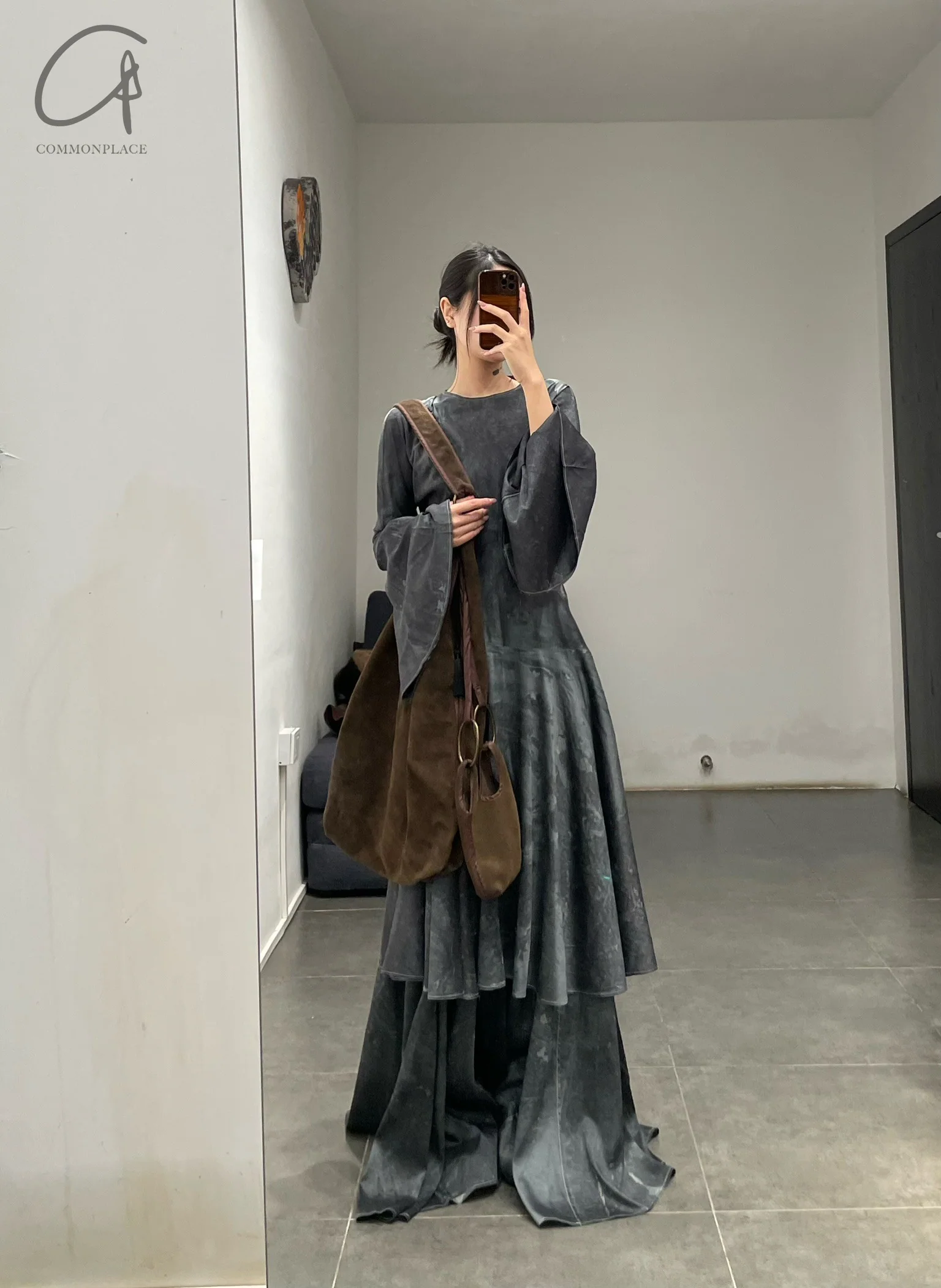Mutedance 24 Autumn and Winter Waist Silk Flower Dye Skirt Series MD-MD24FW188-RML MD24FW77 - Image 5