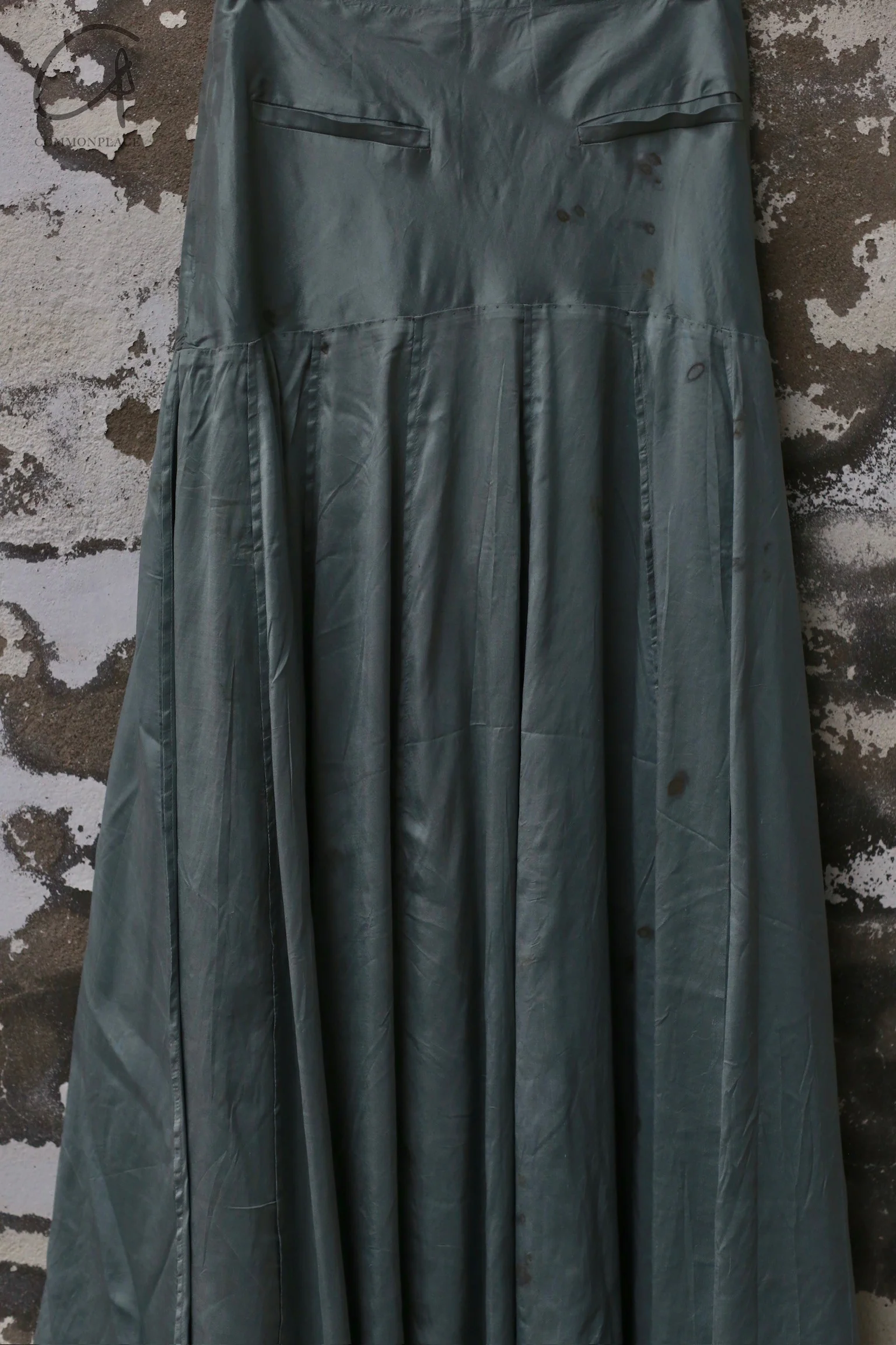 Mutedance 24 Autumn and Winter Waist Silk Flower Dye Skirt Series MD-MD24FW79-blue MD24FW77 - Image 2