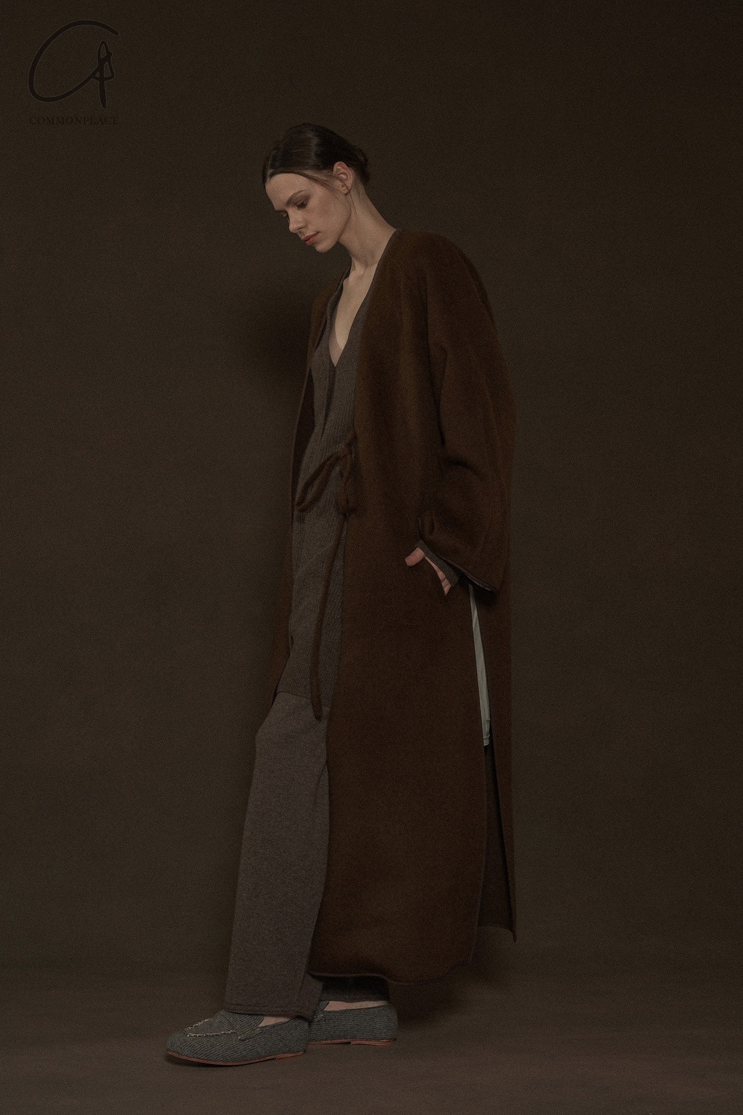 Mutedance 24 Autumn and Winter Wool Jacket MD-MD24FW02-BROWN MD24FW01 - Image 10