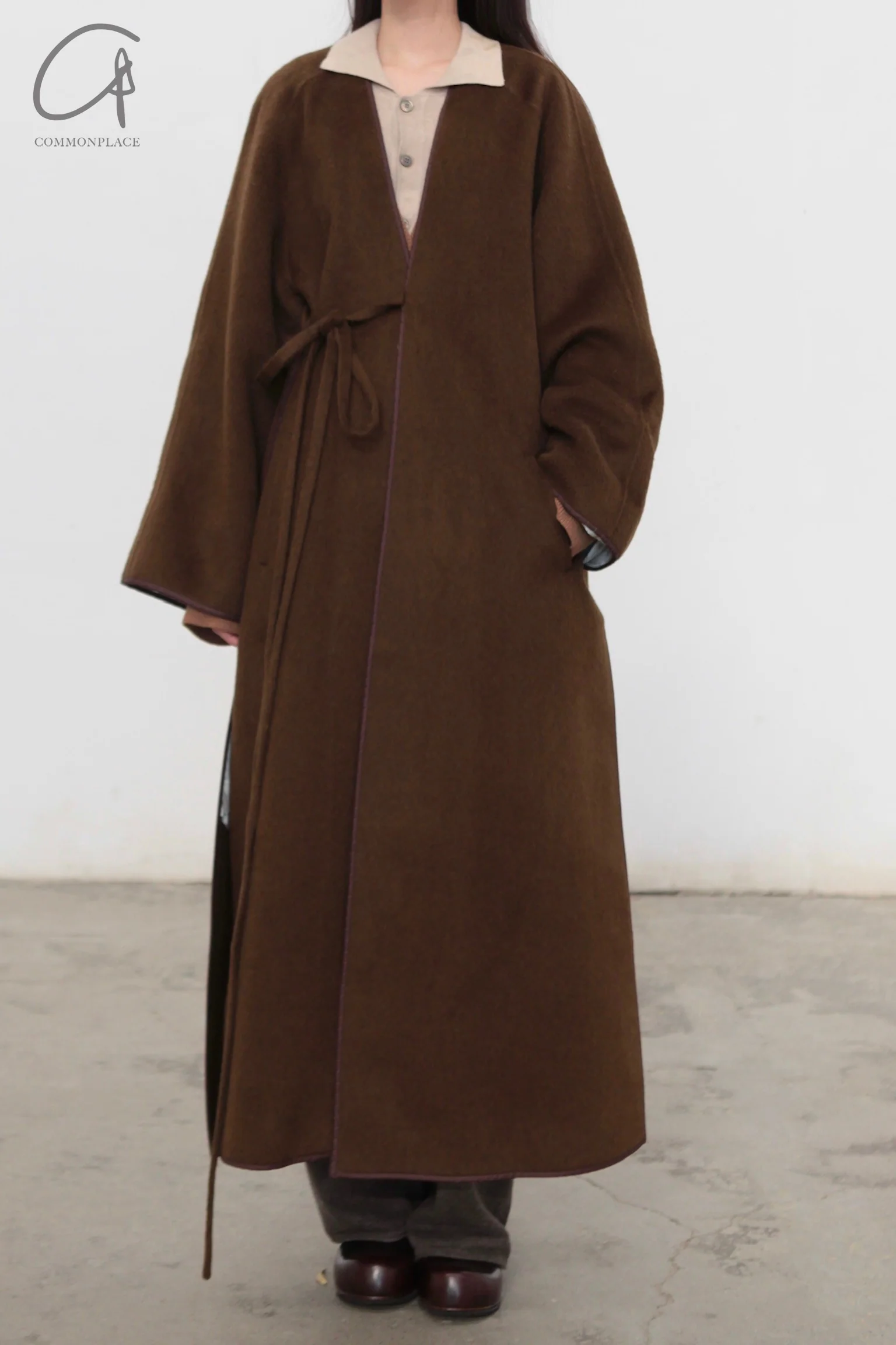 Mutedance 24 Autumn and Winter Wool Jacket MD-MD24FW02-BROWN MD24FW01 - Image 2