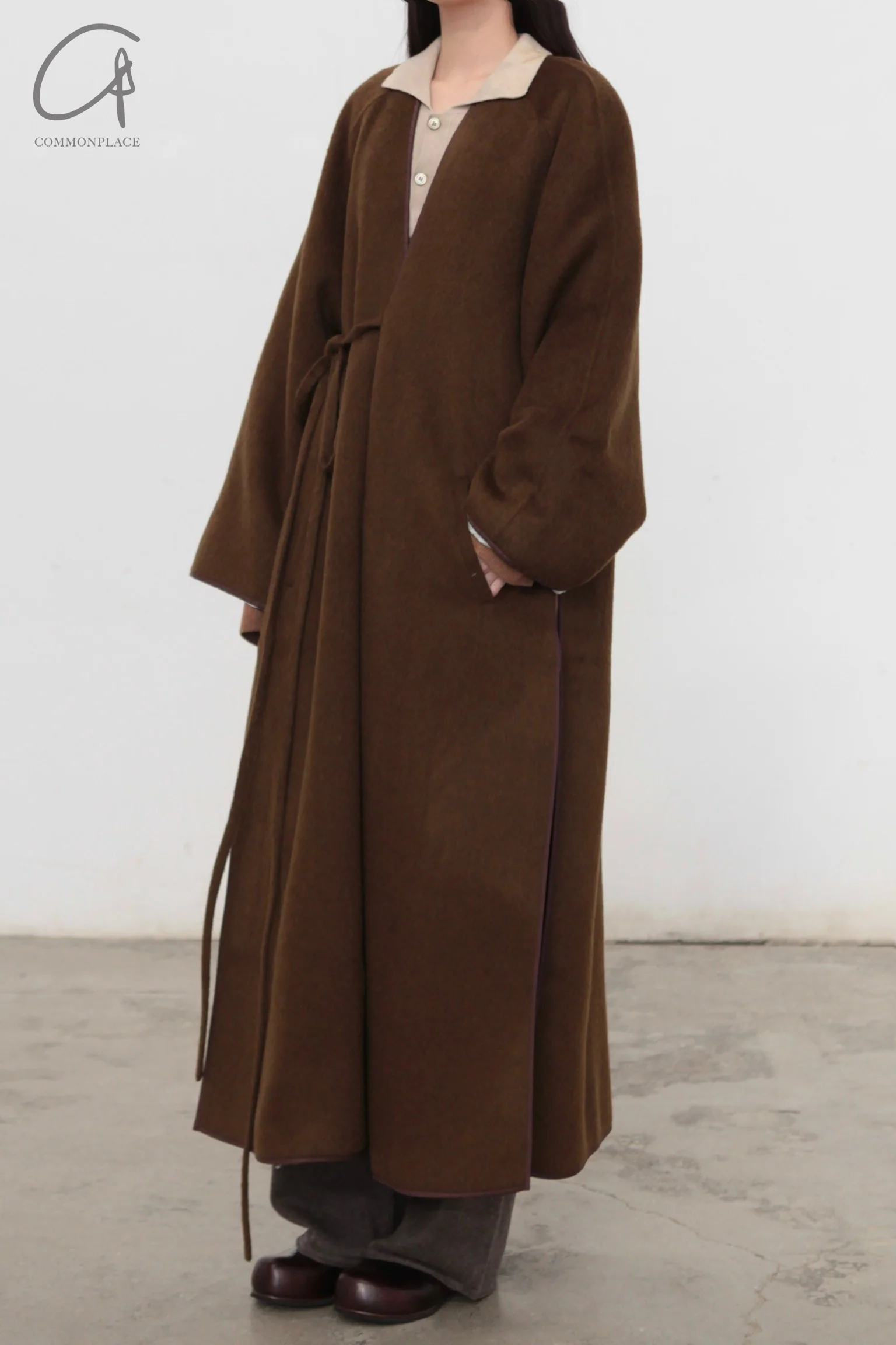 Mutedance 24 Autumn and Winter Wool Jacket MD-MD24FW02-BROWN MD24FW01 - Image 3