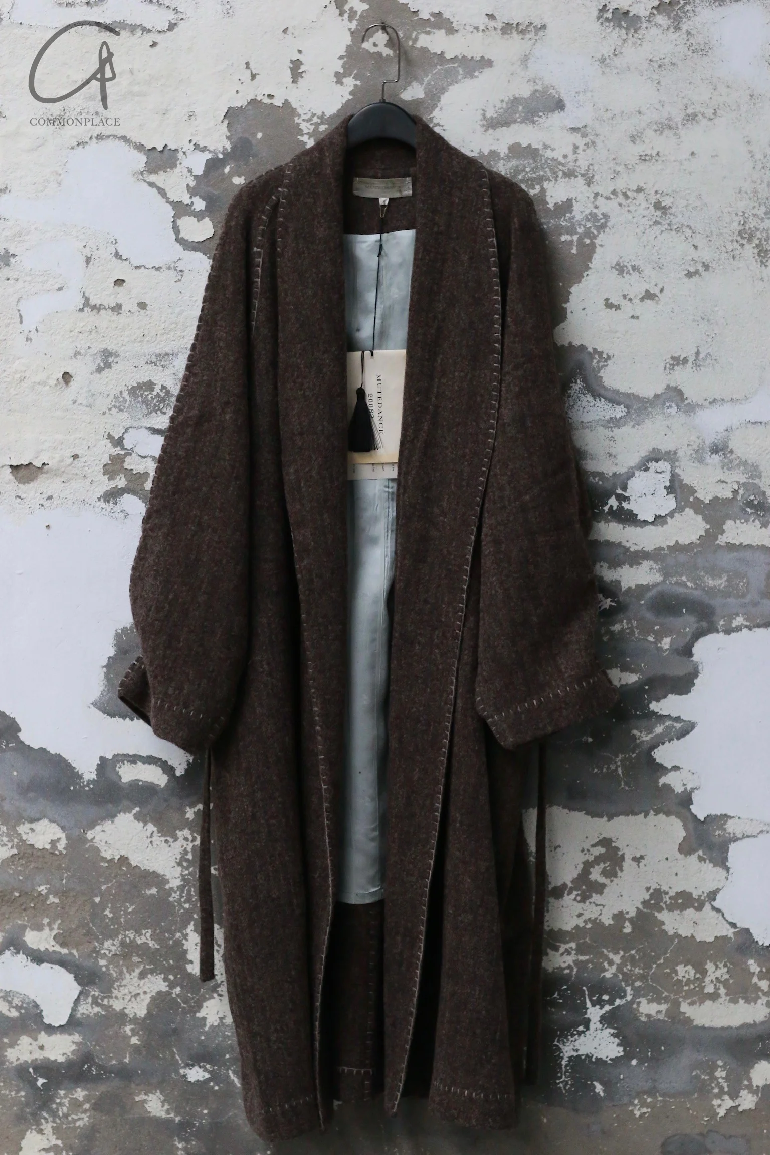 Mutedance 24 Autumn and Winter Wool Long Coat MD-MD24FW12-BROWN