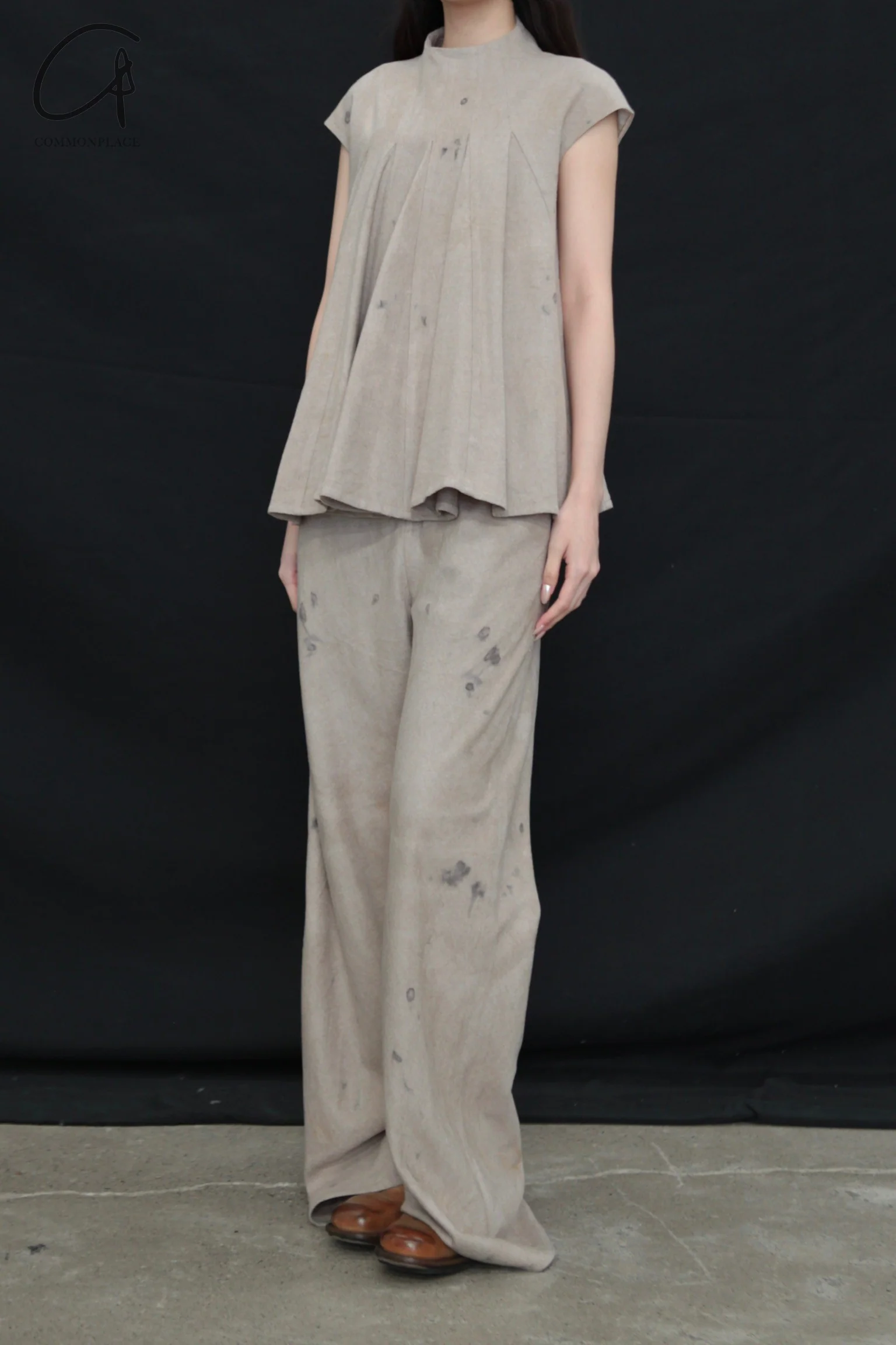 Mutedance 24 Autumn and Winter Wool Silk Short Sleeve T-shirt MD-MD24FW48-SAND MD24FW47 MD24FW48 MD24FW49 - Image 4