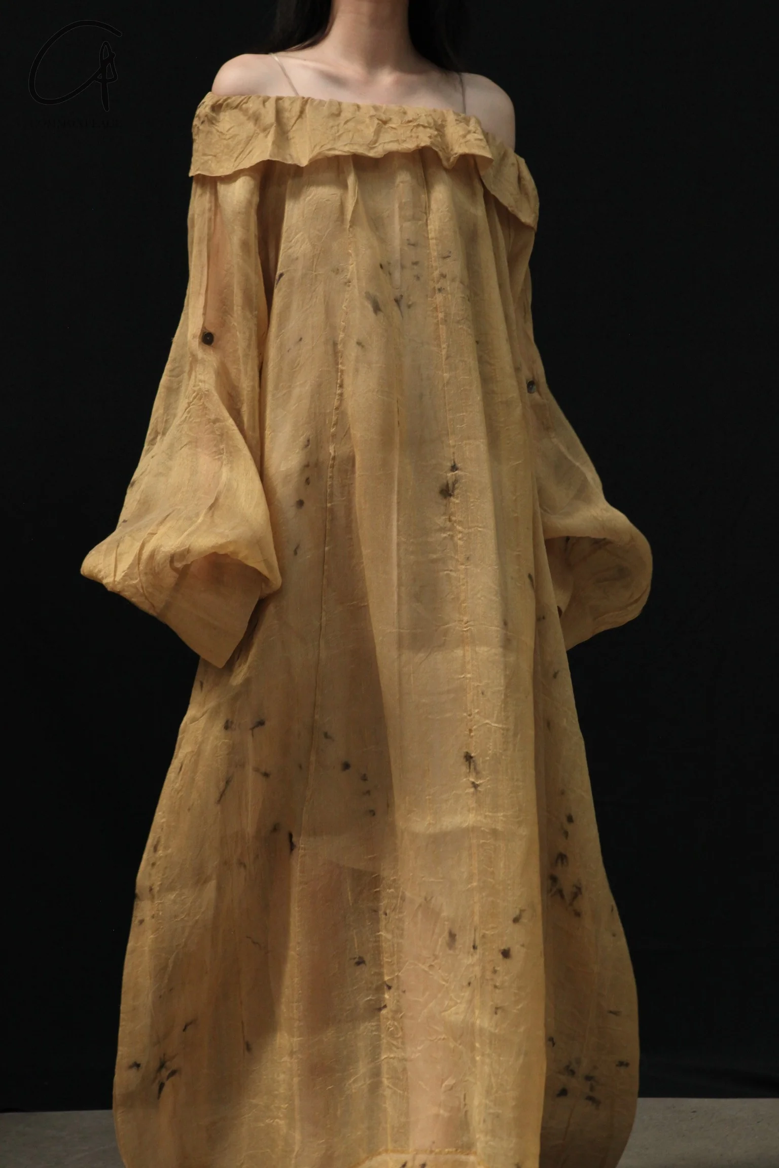 Mutedance 24 Spring/Summer Lotus Collar Dress MD-MD24SS186 PM153 - Image 2