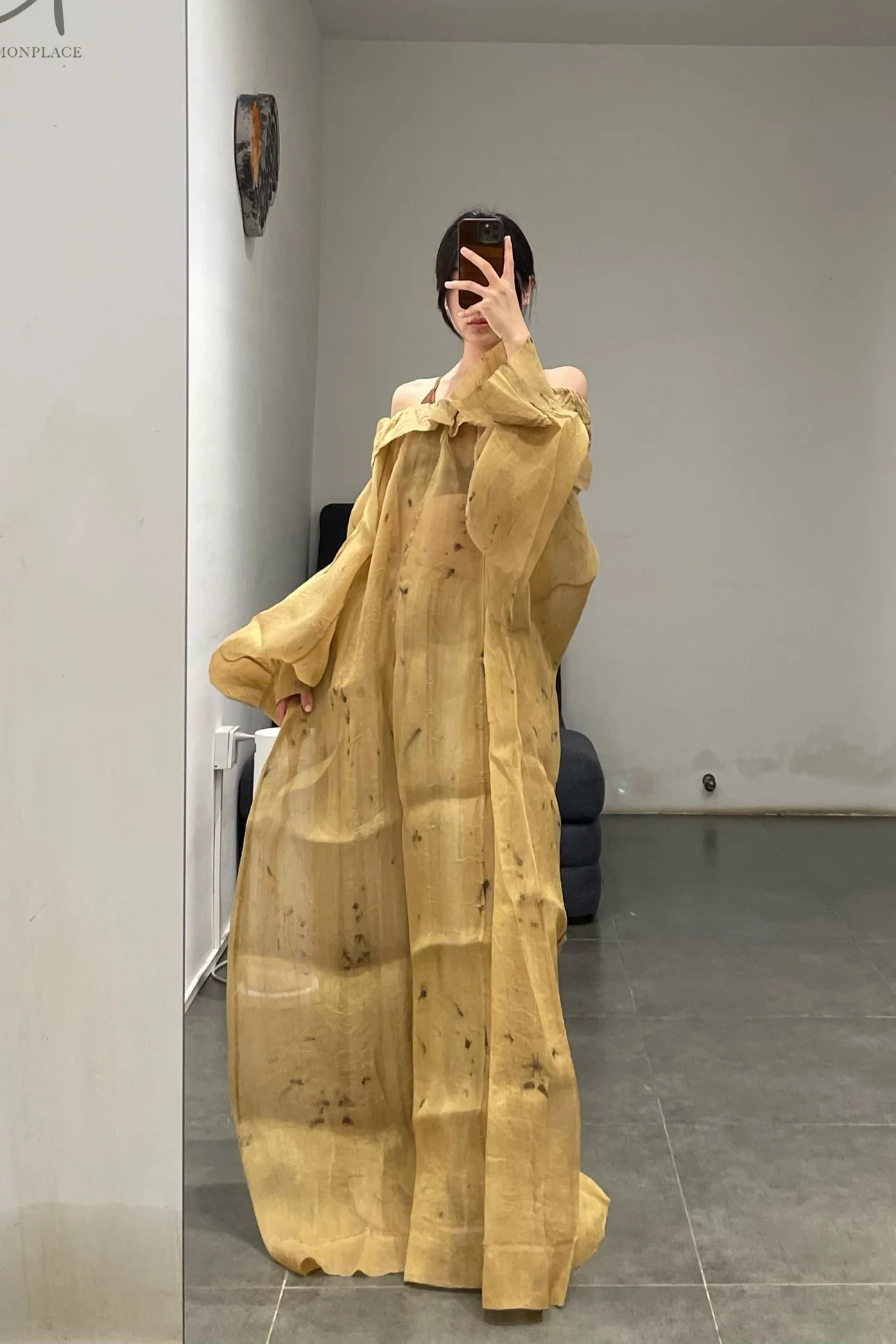Mutedance 24 Spring/Summer Lotus Collar Dress MD-MD24SS186 PM153 - Image 8