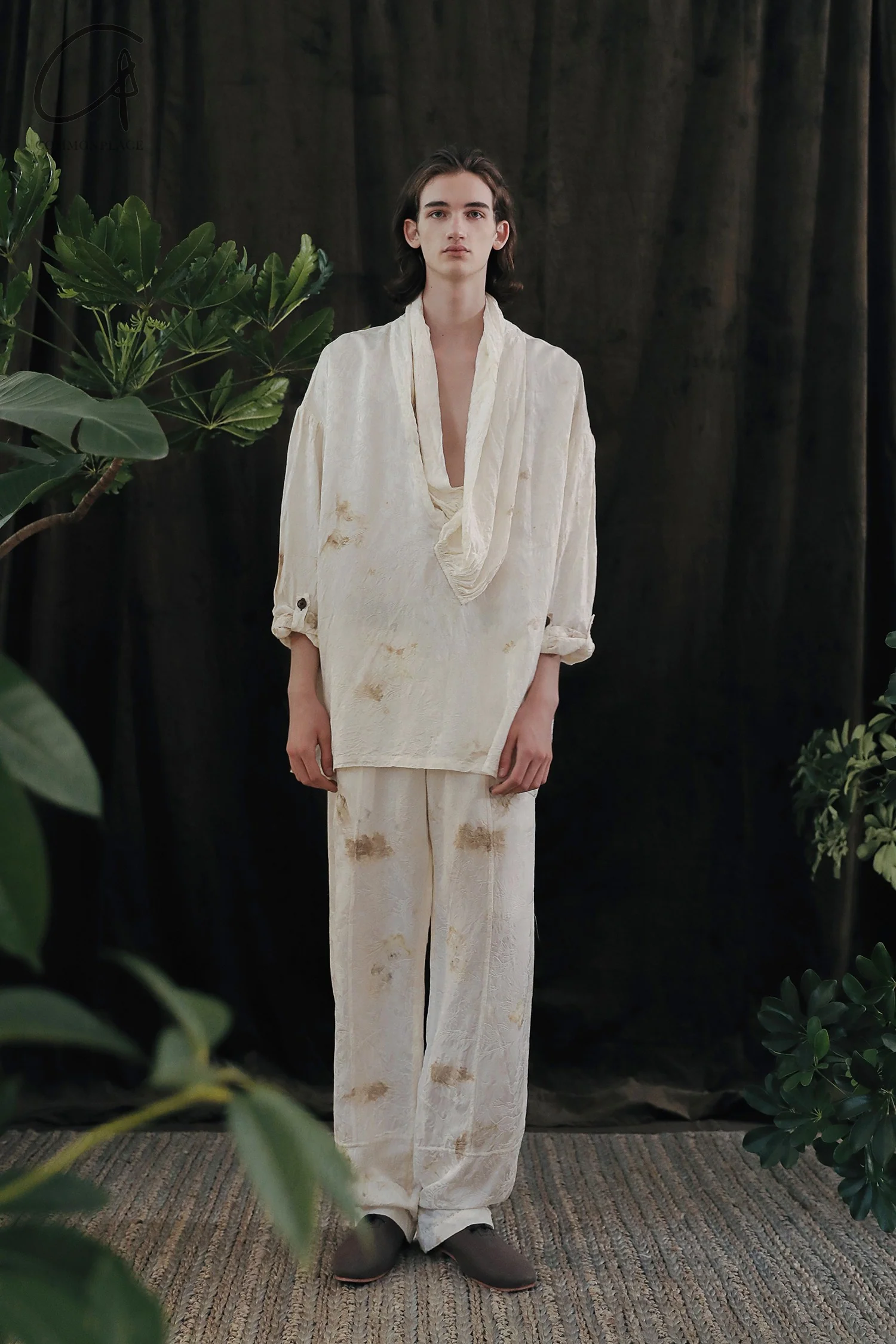 MUTEDANCE 24 Spring/Summer Printed Blouse/Pants MD-MD24SS144-HOARY (MD24SS127) - Image 6