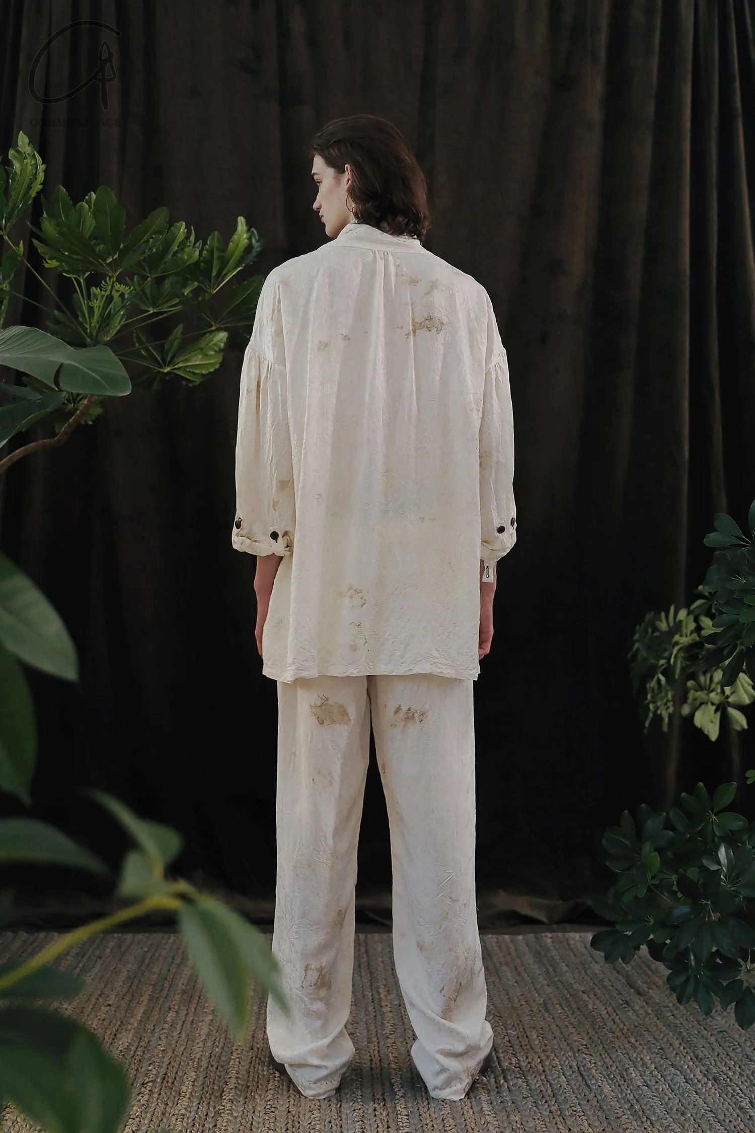 MUTEDANCE 24 Spring/Summer Printed Blouse/Pants MD-MD24SS144-HOARY (MD24SS127) - Image 8