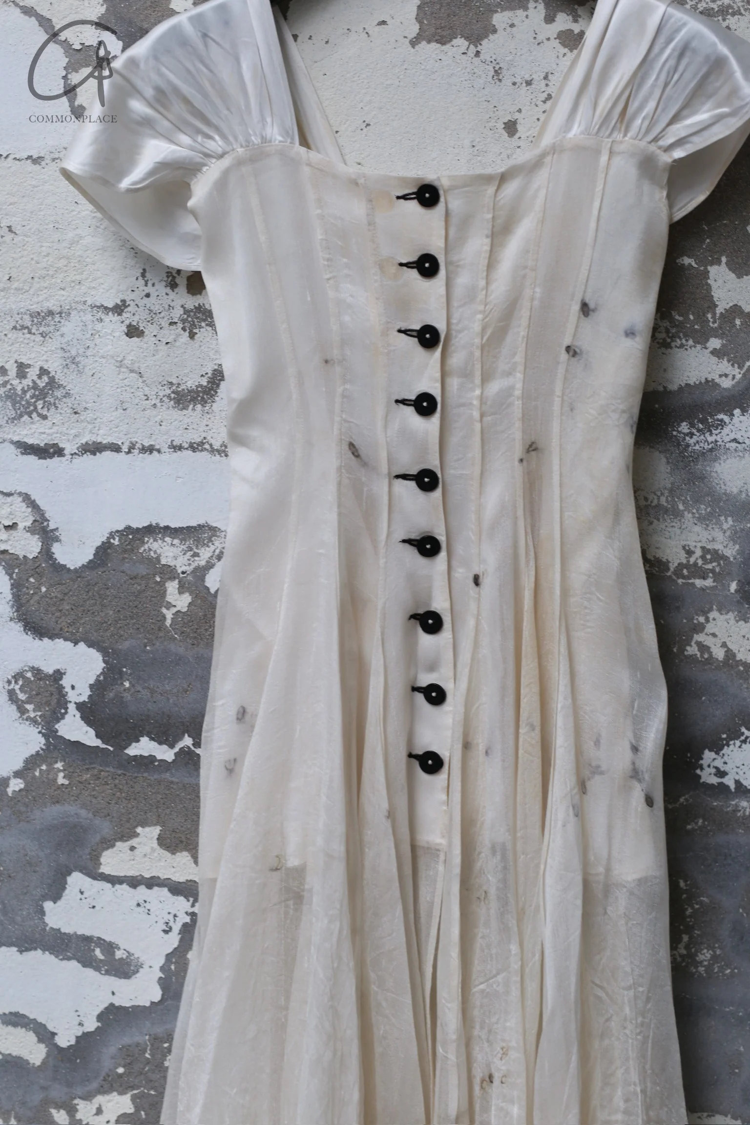 Mutedance 24 Spring/Summer Shell Sleeve Waist Dress MD-MD24SS14-HOARY PM137 - Image 7