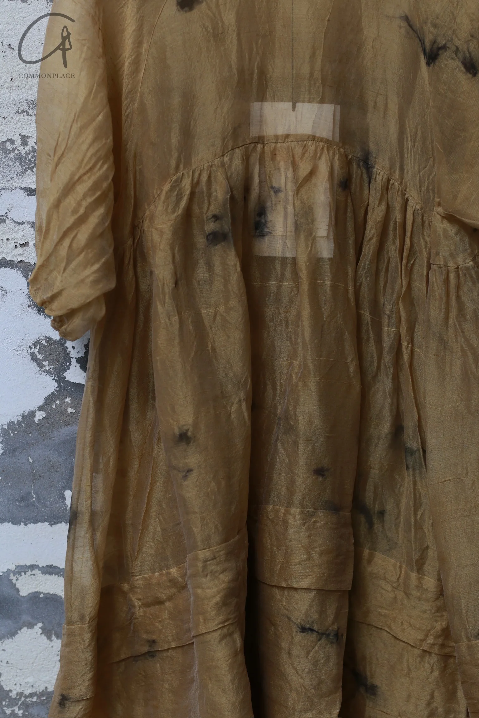 Mutedance 24 Spring/Summer Silk Loose Cardigan Dress MD-MD24SS35-G gold PM142 - Image 6