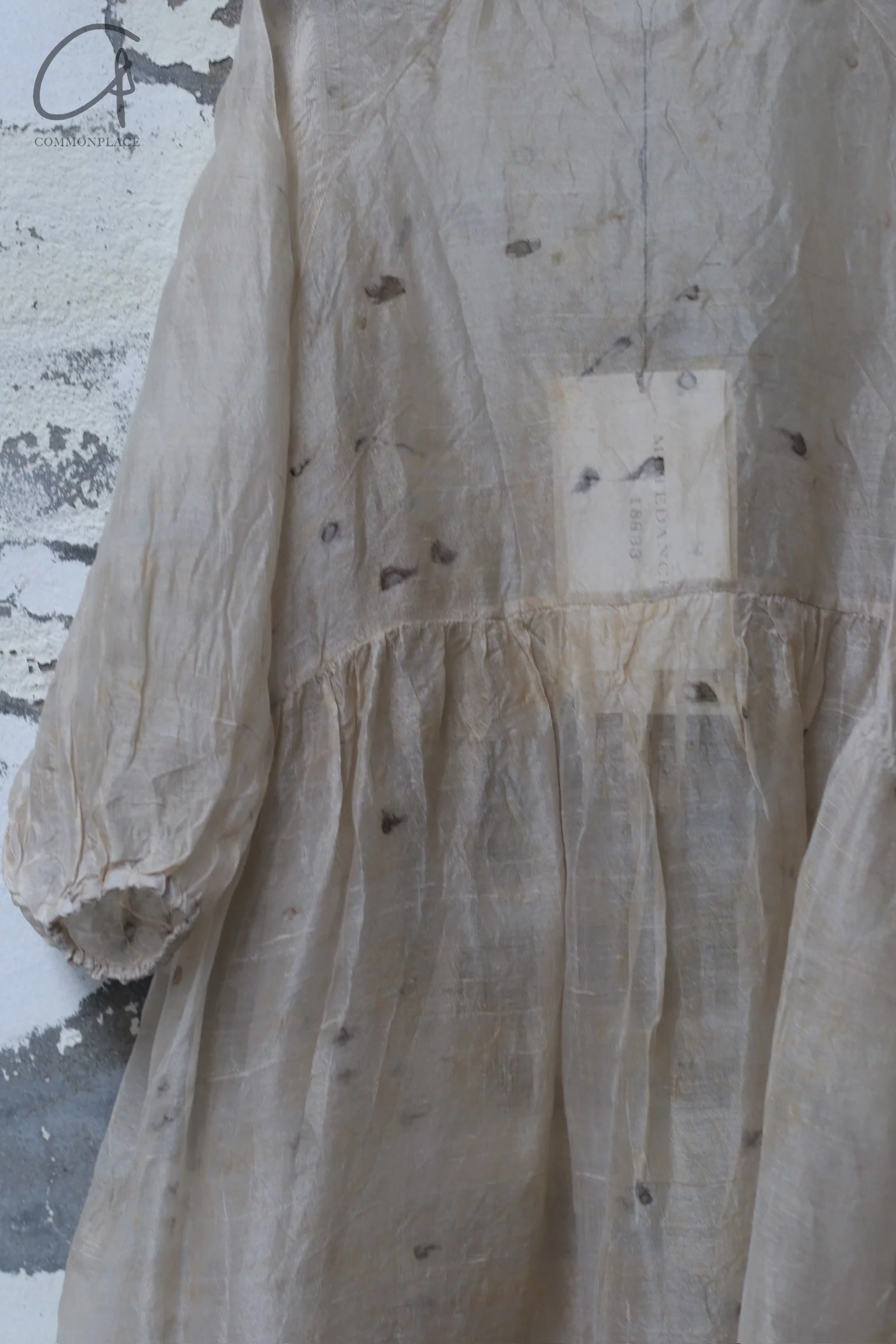 Mutedance 24 Spring/Summer Silk Loose Cardigan Dress MD-MD24SS36-N nude PM142 - Image 7