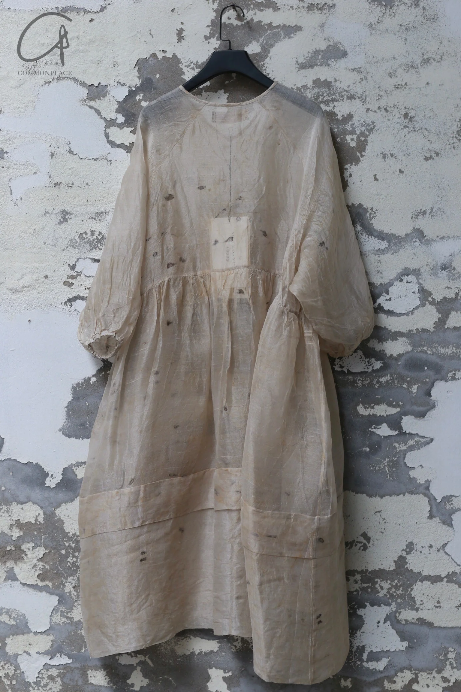 Mutedance 24 Spring/Summer Silk Loose Cardigan Dress MD-MD24SS36-N nude PM142 - Image 8