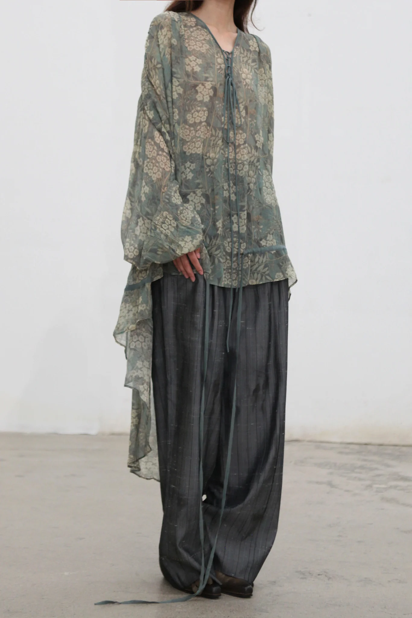 Mutedance 25 Autumn and Winter Bud Dress MD-MD25FW29-green - Image 2