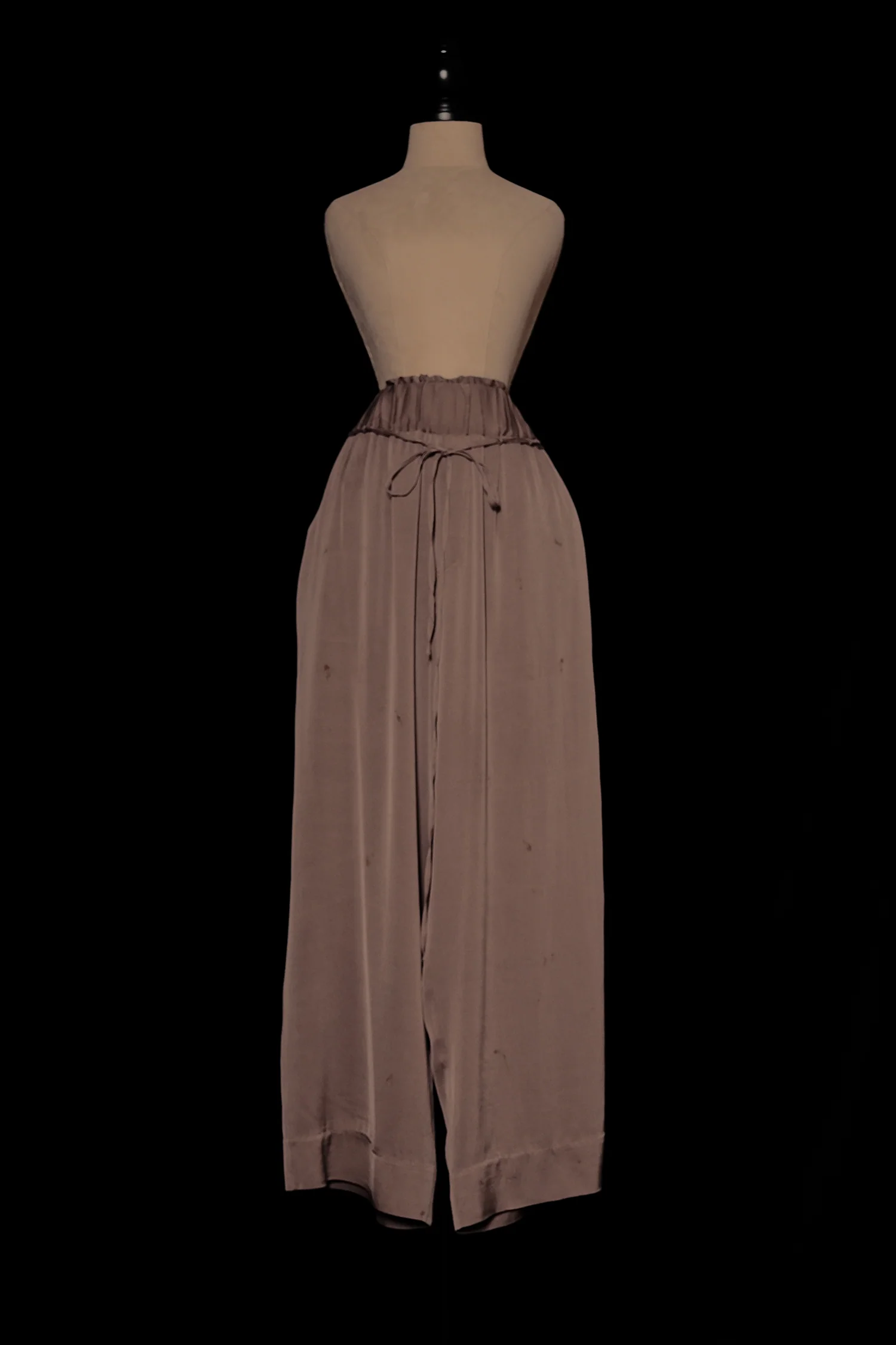 Mutedance 25 Autumn and Winter Elastic Wide Waist Drawstring Casual Pants Series Floral Dye MD-MD25FW76-sand (MD25FW71) - Image 5