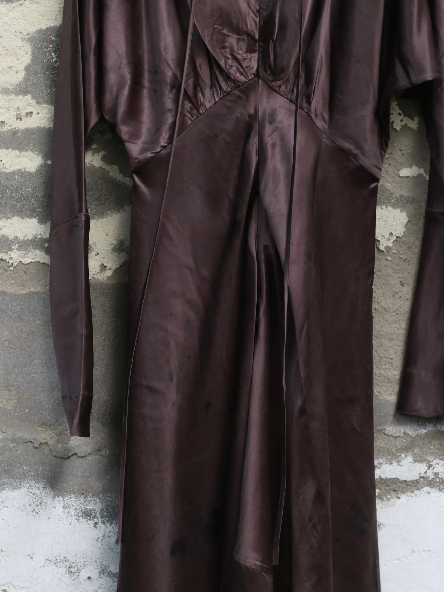 Mutedance 25 Autumn and Winter Waist Round Neck Splicing Dress MD-MD25FW58-purple - Image 9