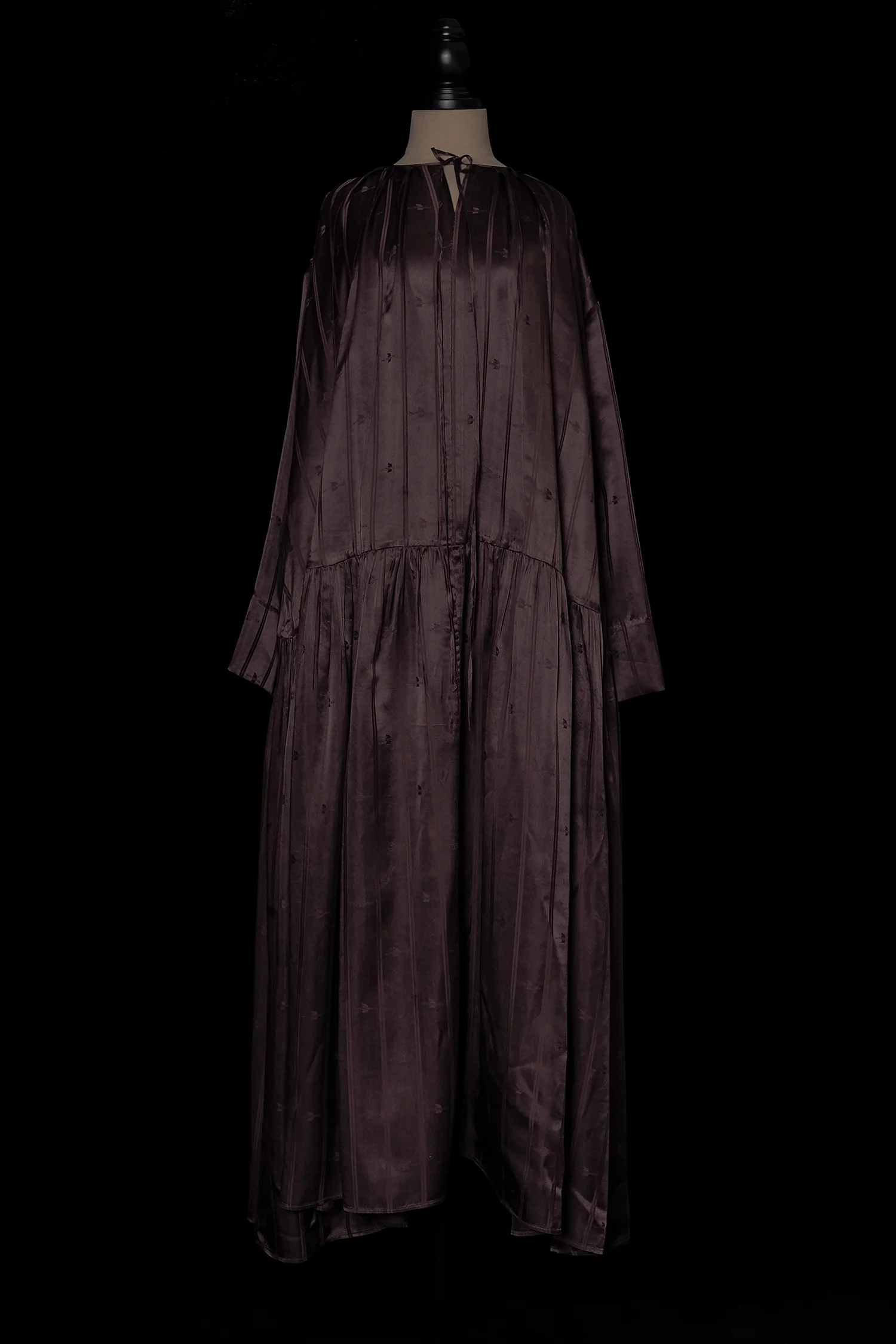 Mutedance 25 Autumn/Winter Flower Dye Long Dress MD-MD25FW138-purple (MD25FW136) - Image 8