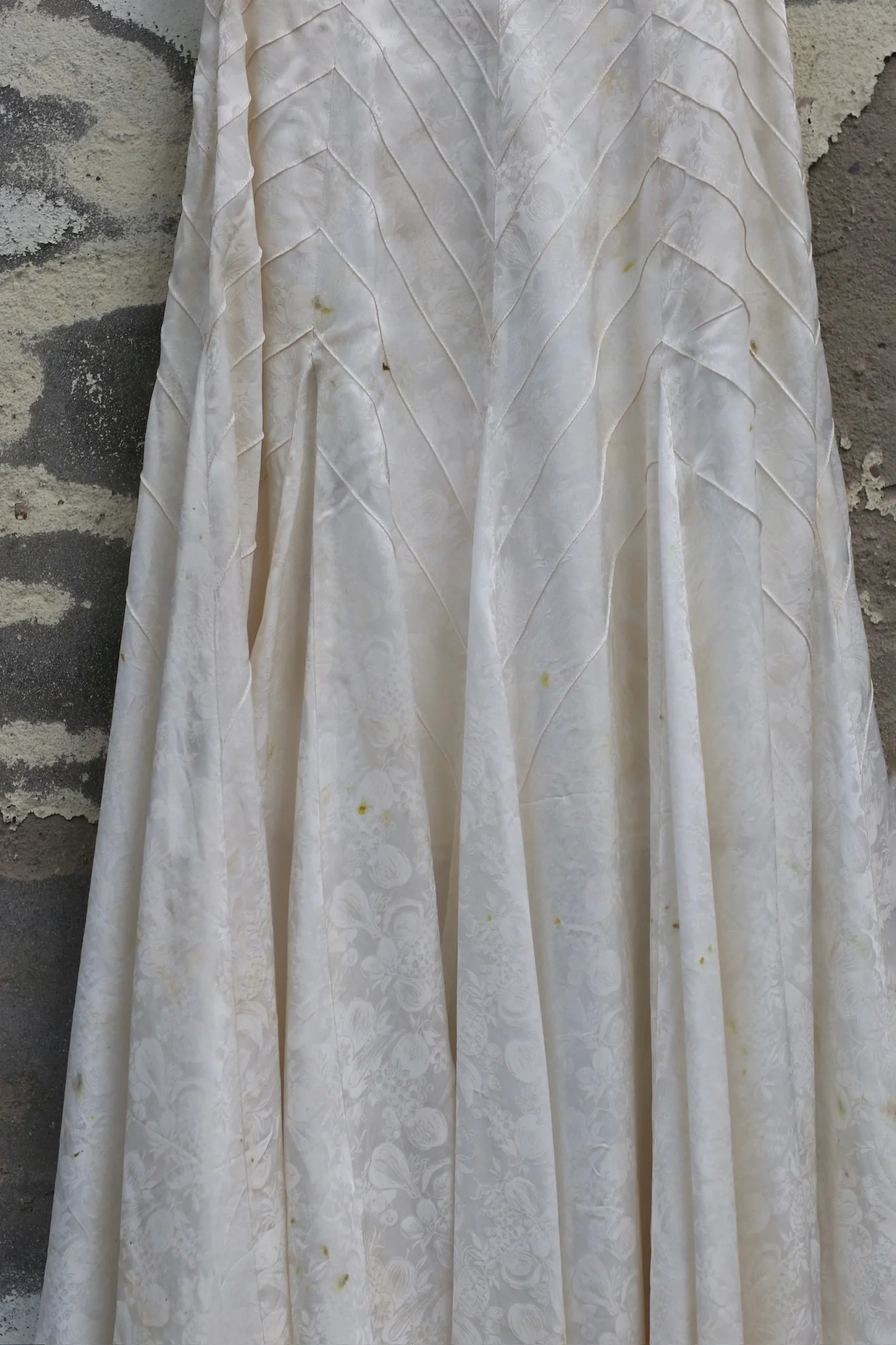Mutedance 25 Autumn/Winter Waisted Swing Skirt Plant-dyed Highly Handcrafted MD-MD25FW86-hoary - Image 2