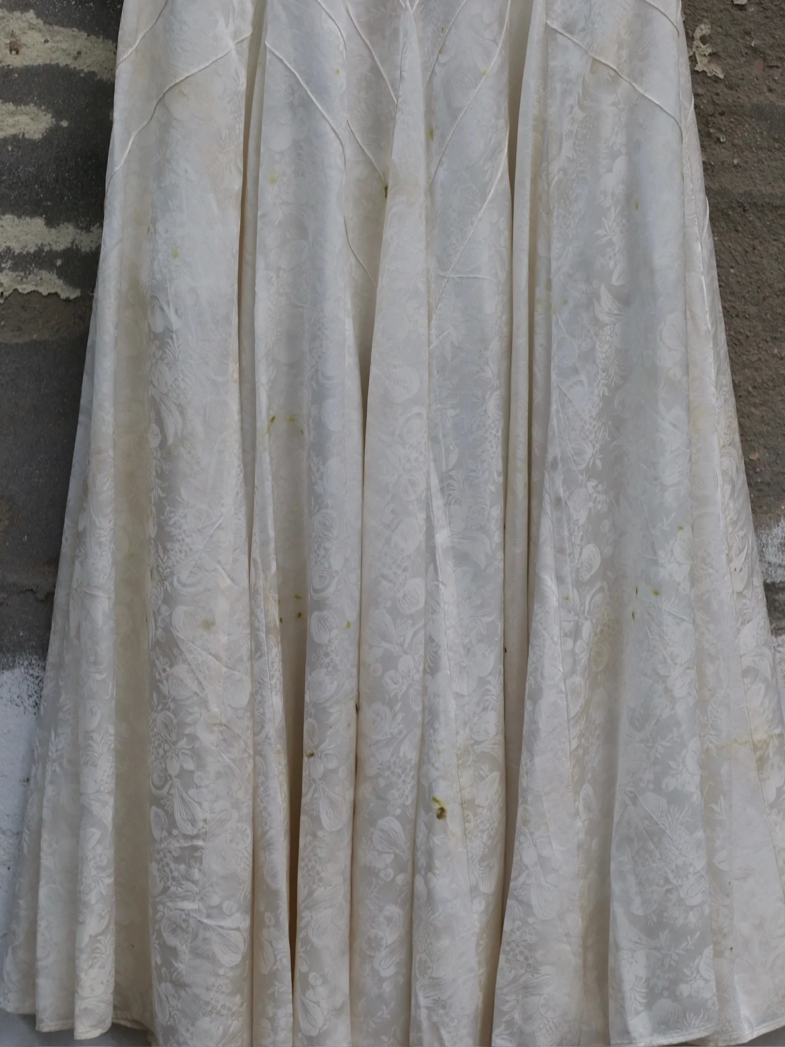 Mutedance 25 Autumn/Winter Waisted Swing Skirt Plant-dyed Highly Handcrafted MD-MD25FW86-hoary - Image 3