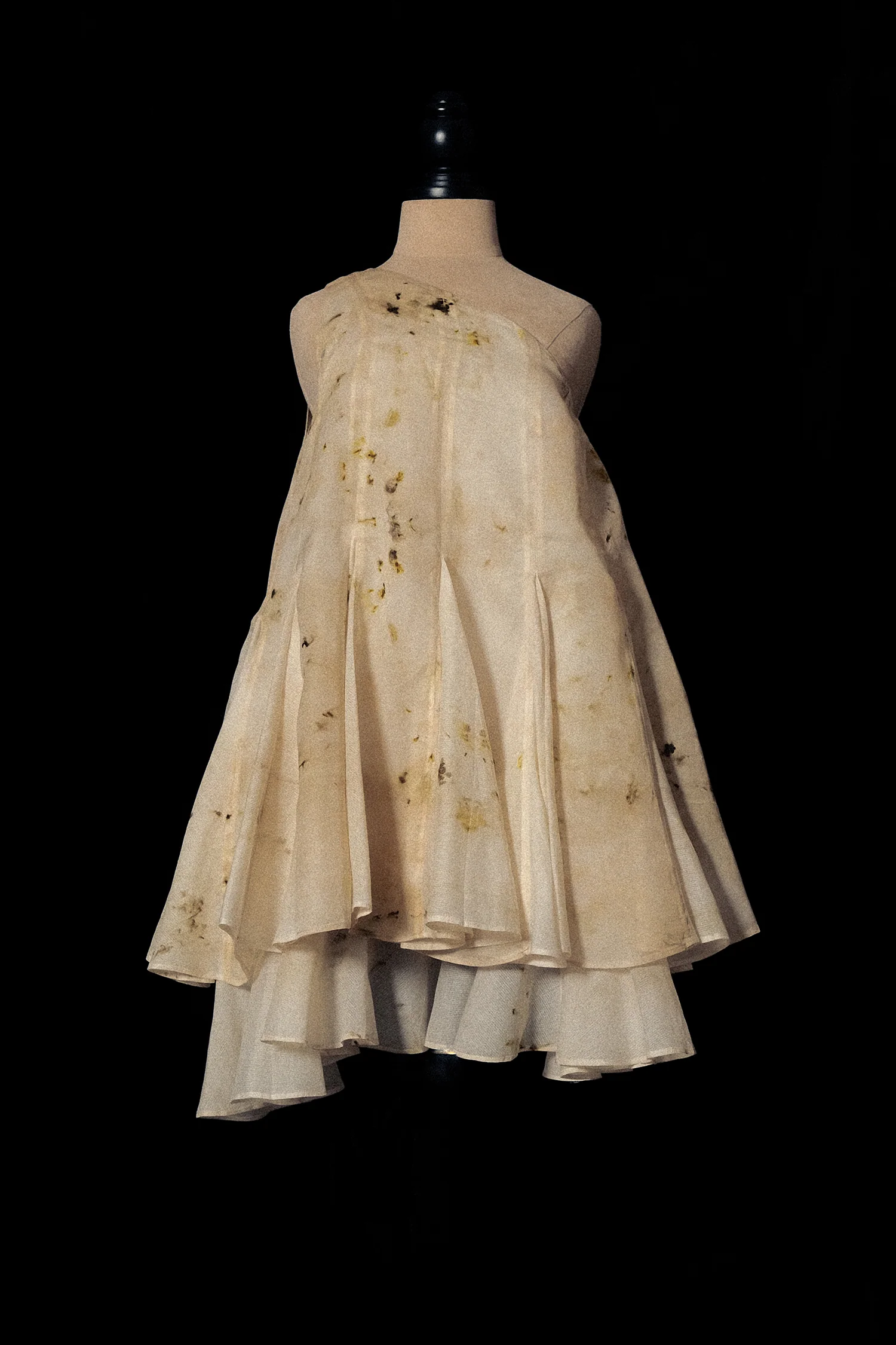 Mutedance 25 Spring/Summer Double Layer Off-shoulder Dress MD-MD25SS06-BEIGE MD25SS05 - Image 7