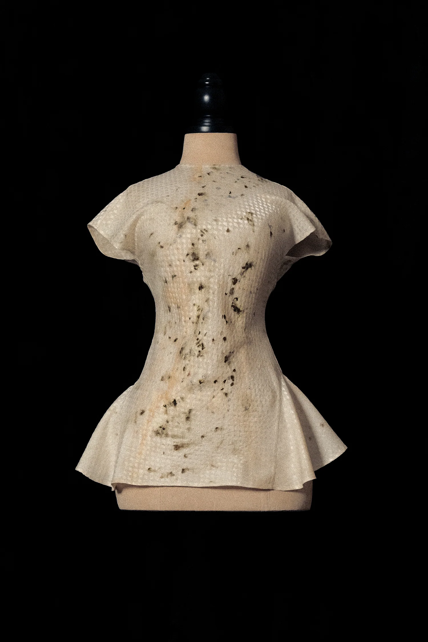 Mutedance 25 Spring/Summer Flower-dyed Short-sleeved Tunic Top MD-MD25SS10-hoary MD25SS09 - Image 8