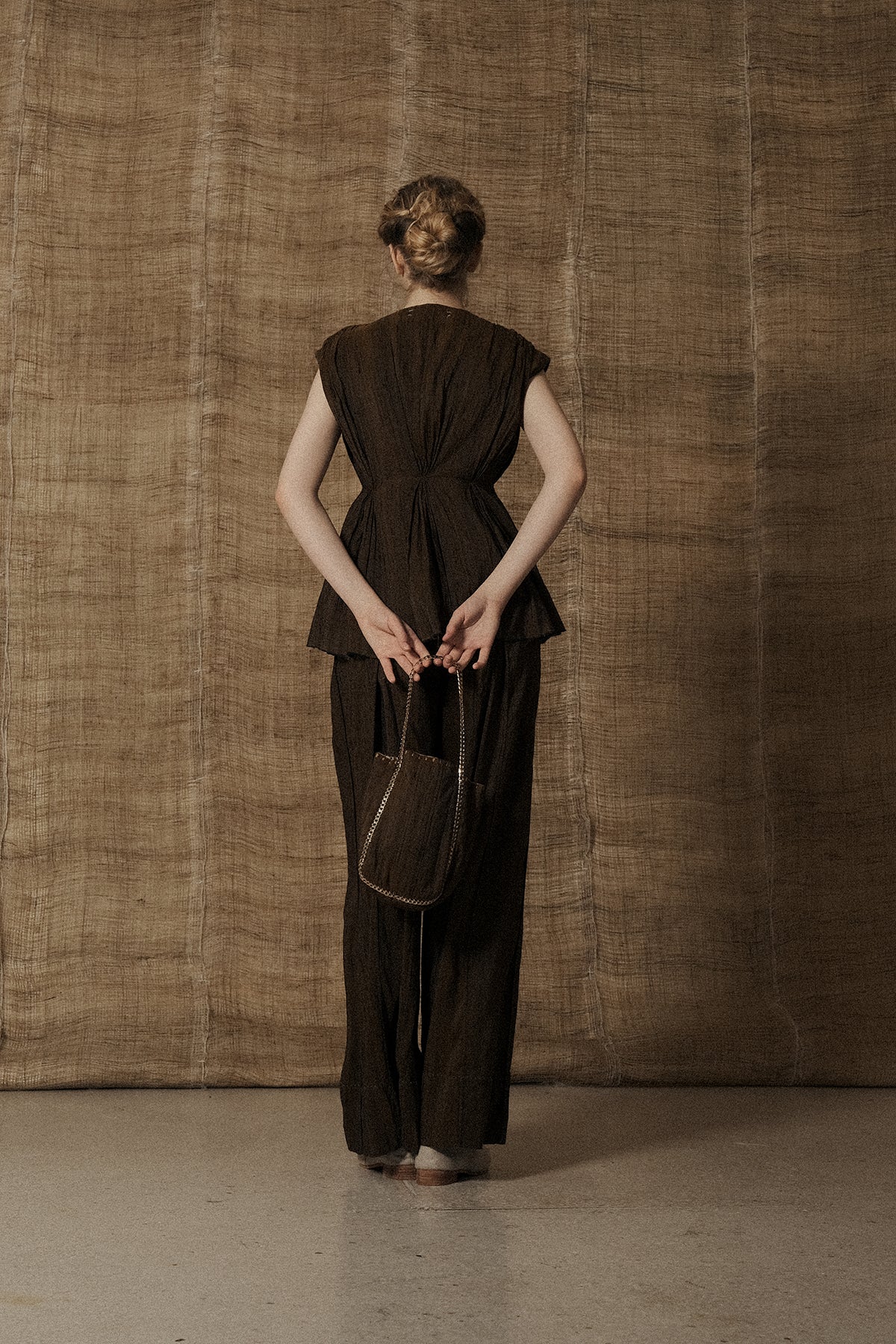 Mutedance 25 Spring/Summer Flower Pleated Trousers MD-MD25SS99-BROWN MD25SS97 - Image 8