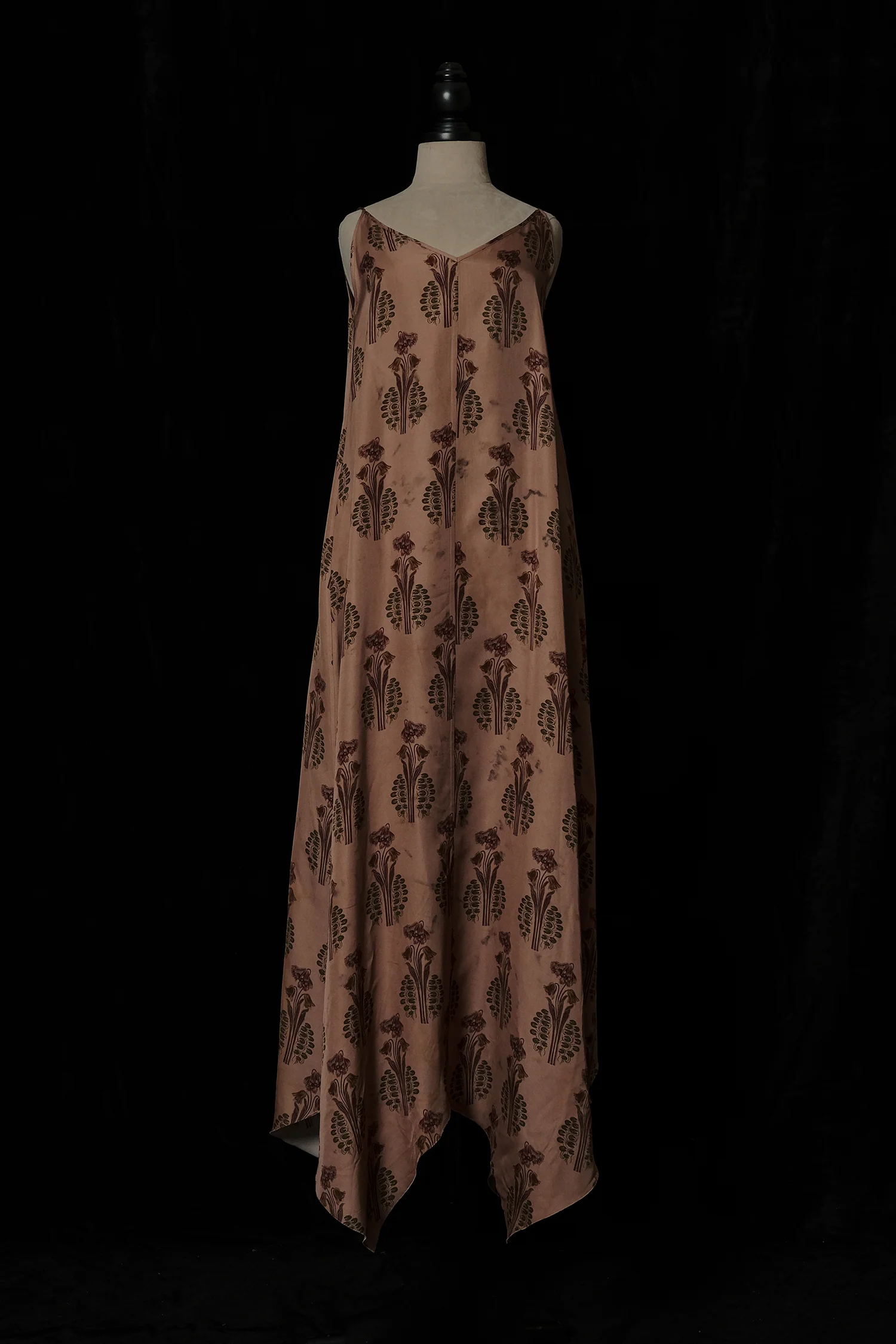 Mutedance 25 Spring/Summer Linen/Silk Printed Long Skirt MD-MD25SS114-ROSE MD25SS113 - Image 2