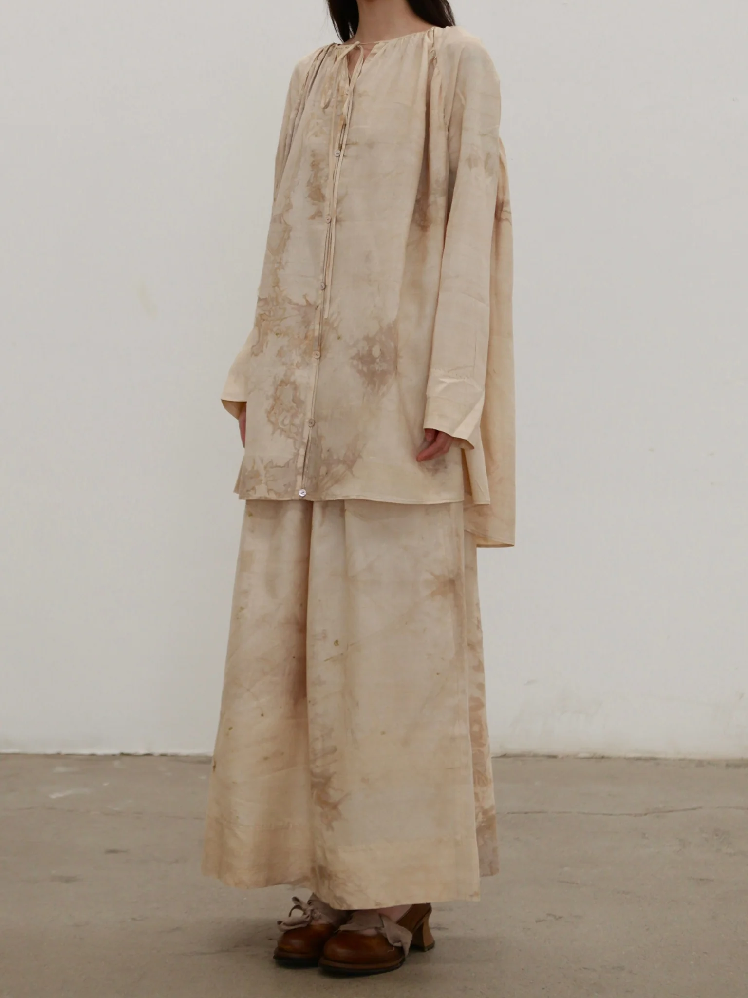 Mutedance 25 Spring/Summer Printed Skirt MD-MD25SS134-SAND（MD25SS131） - Image 14