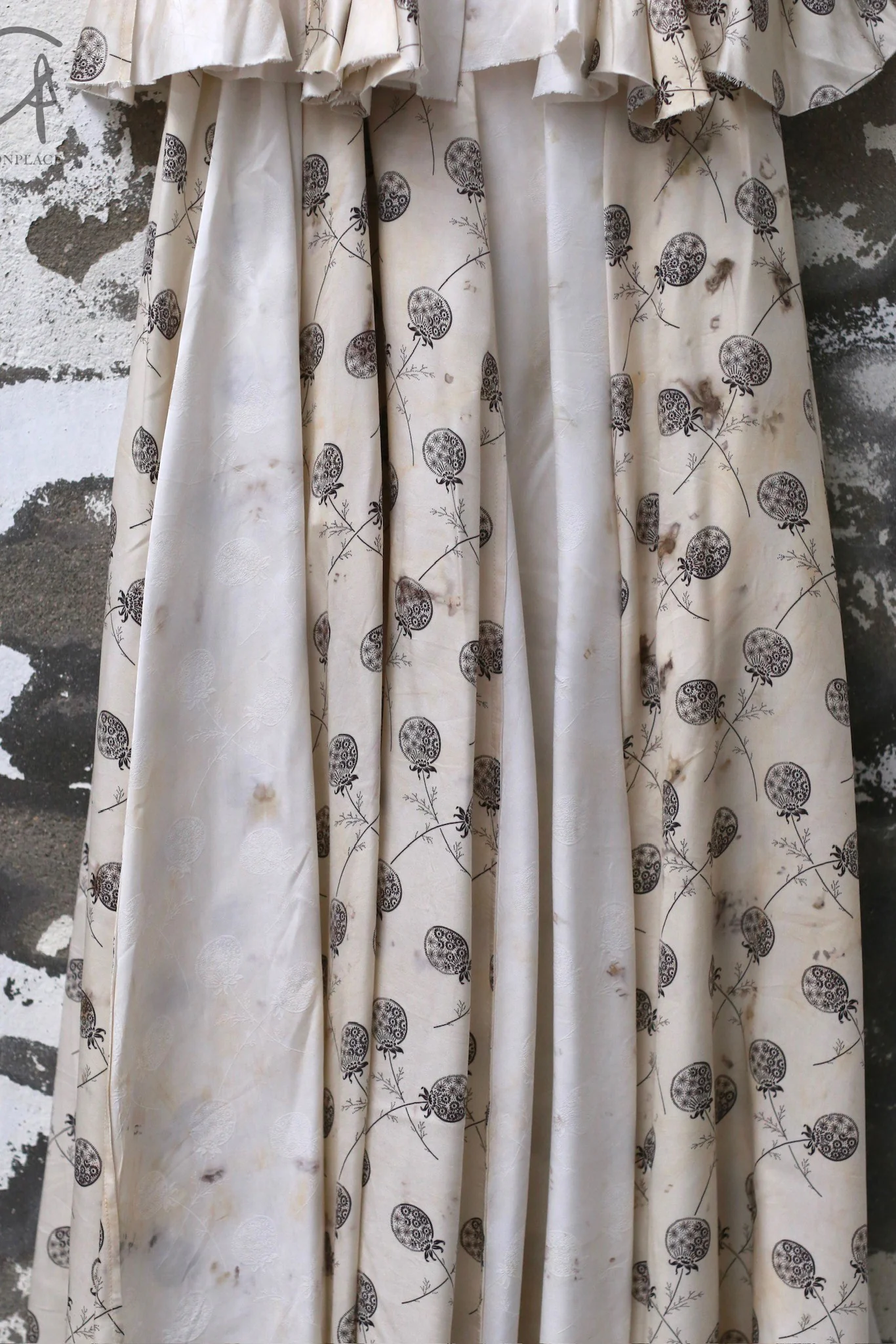 Mutedance 25 Spring/Summer Ruffled Floral Skirt MD-MD25SS110-HOARY MD25SS108 - Image 2