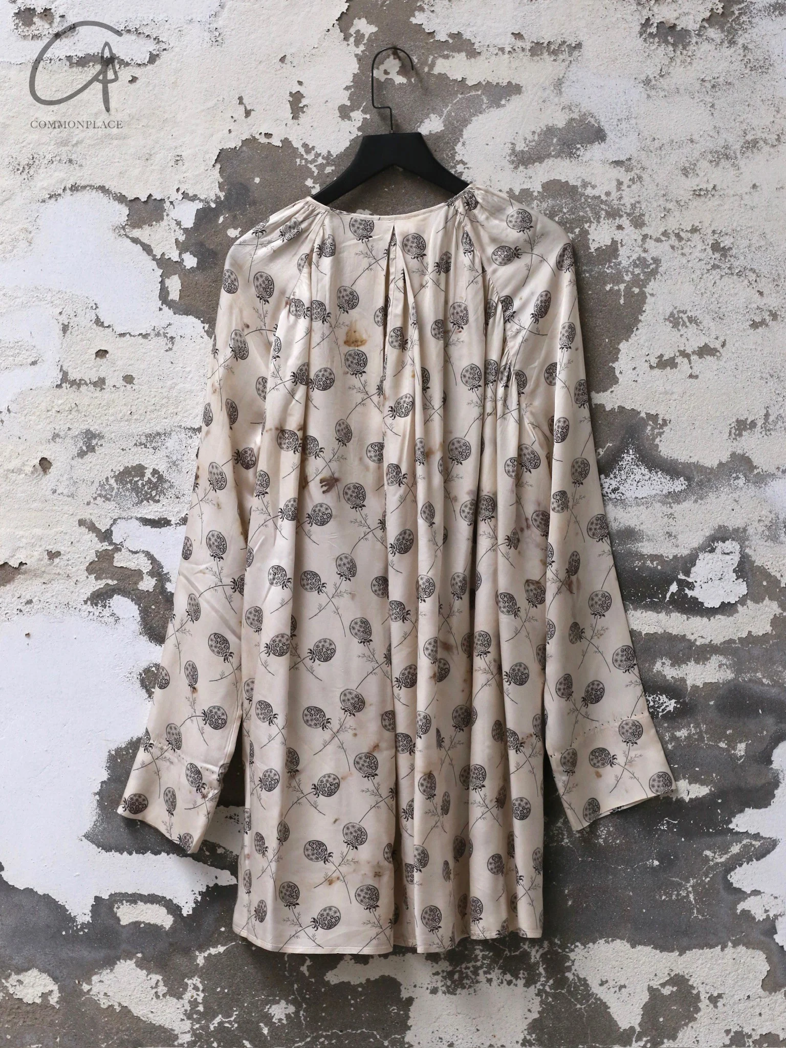 Mutedance 25 Spring/Summer Silk Crew Neck Blouse MD-MD25SS129-HOARY - Image 7