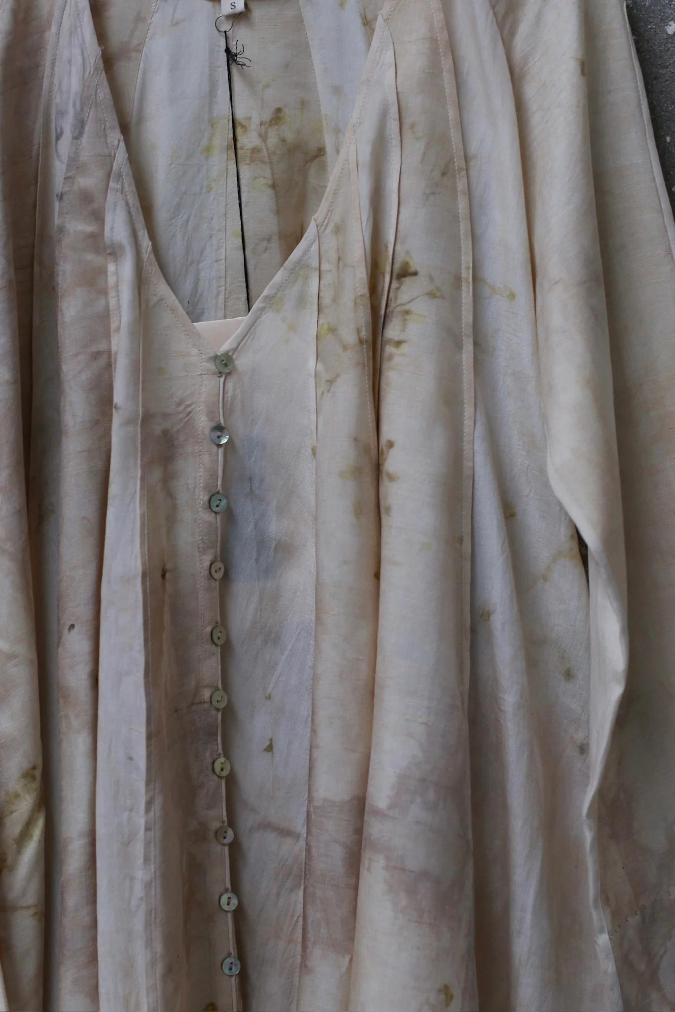 Mutedance 25 Spring/Summer Silk Floral Dye Outerwear MD-MD25SS17-SAND MD25SS16 - Image 2