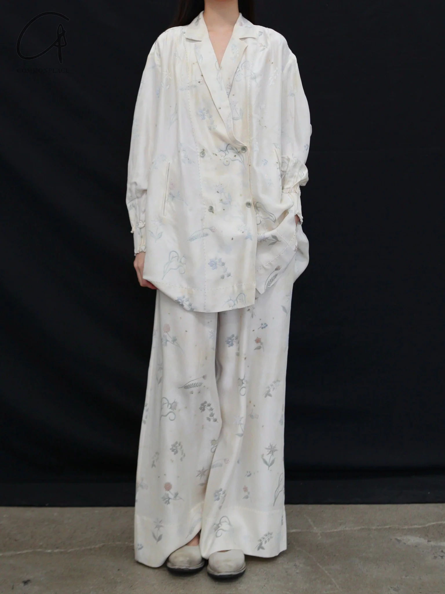 Mutedance 25 Spring/Summer Silk Jacket MD-MD25SS73-HOARY - Image 3