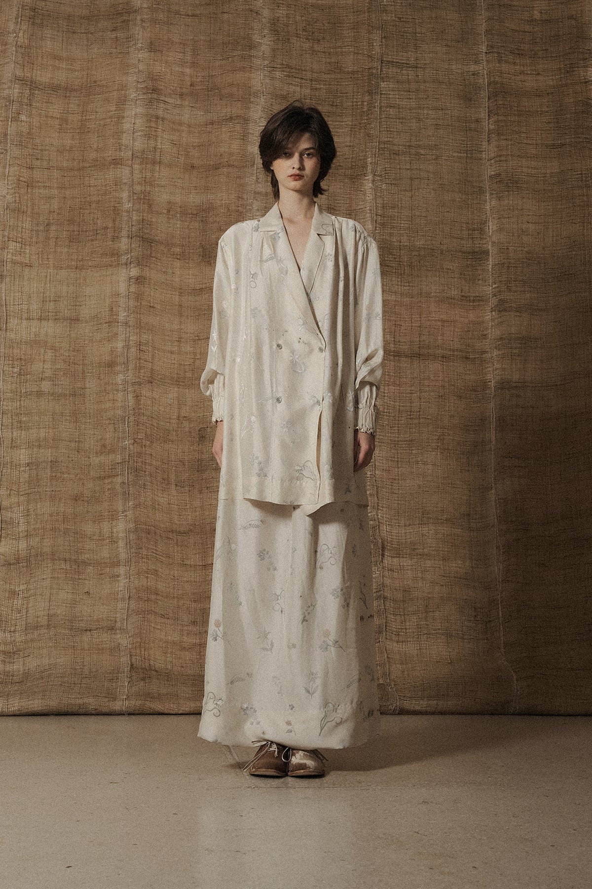 Mutedance 25 Spring/Summer Silk Jacket MD-MD25SS73-HOARY - Image 9