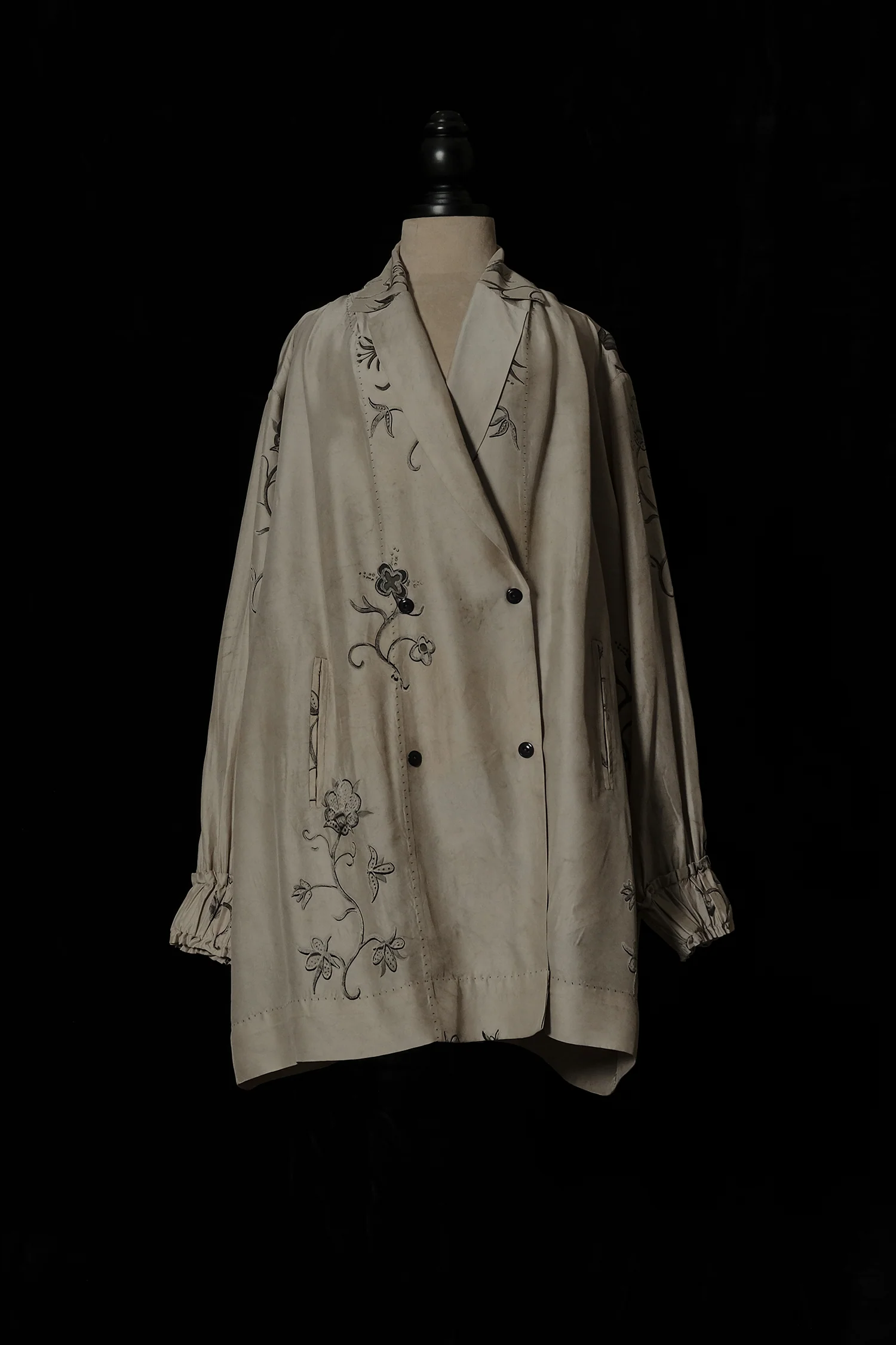 Mutedance 25 Spring/Summer Silk Jacket MD-MD25SS74-GREY MD25SS73