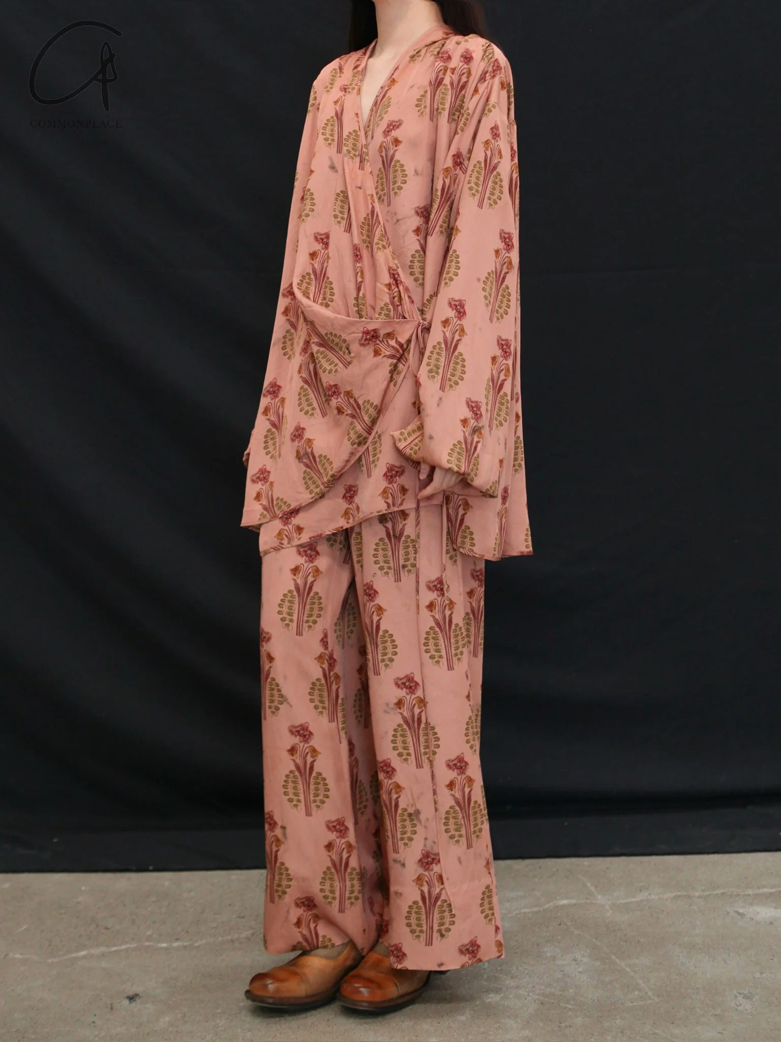 Mutedance 25 Spring/Summer Silk Linen Loose Trousers Series MD-MD25SS79-ROSE MD25SS77 - Image 11